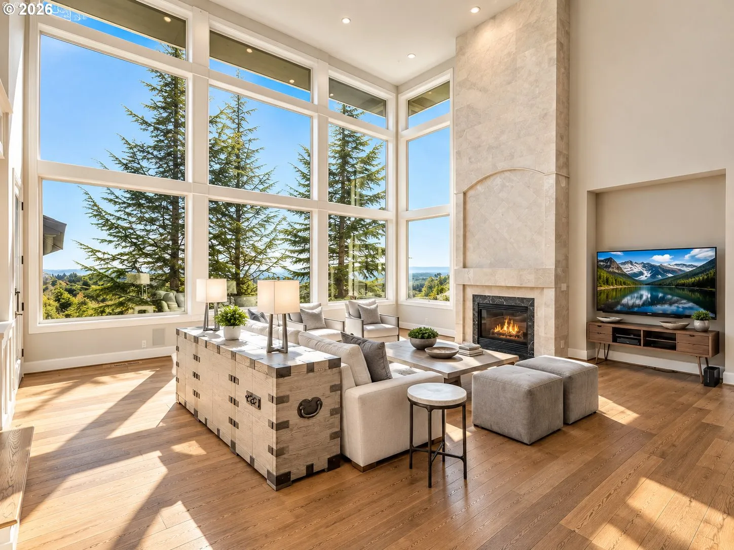 Living Room-Fireplace