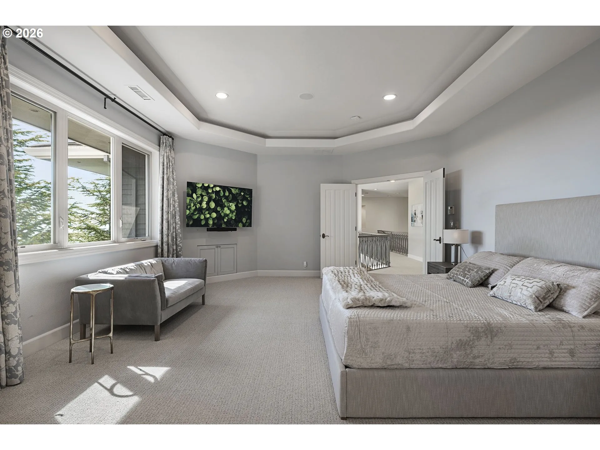 Bedroom, Owner's Suite-Coffered Ceilings