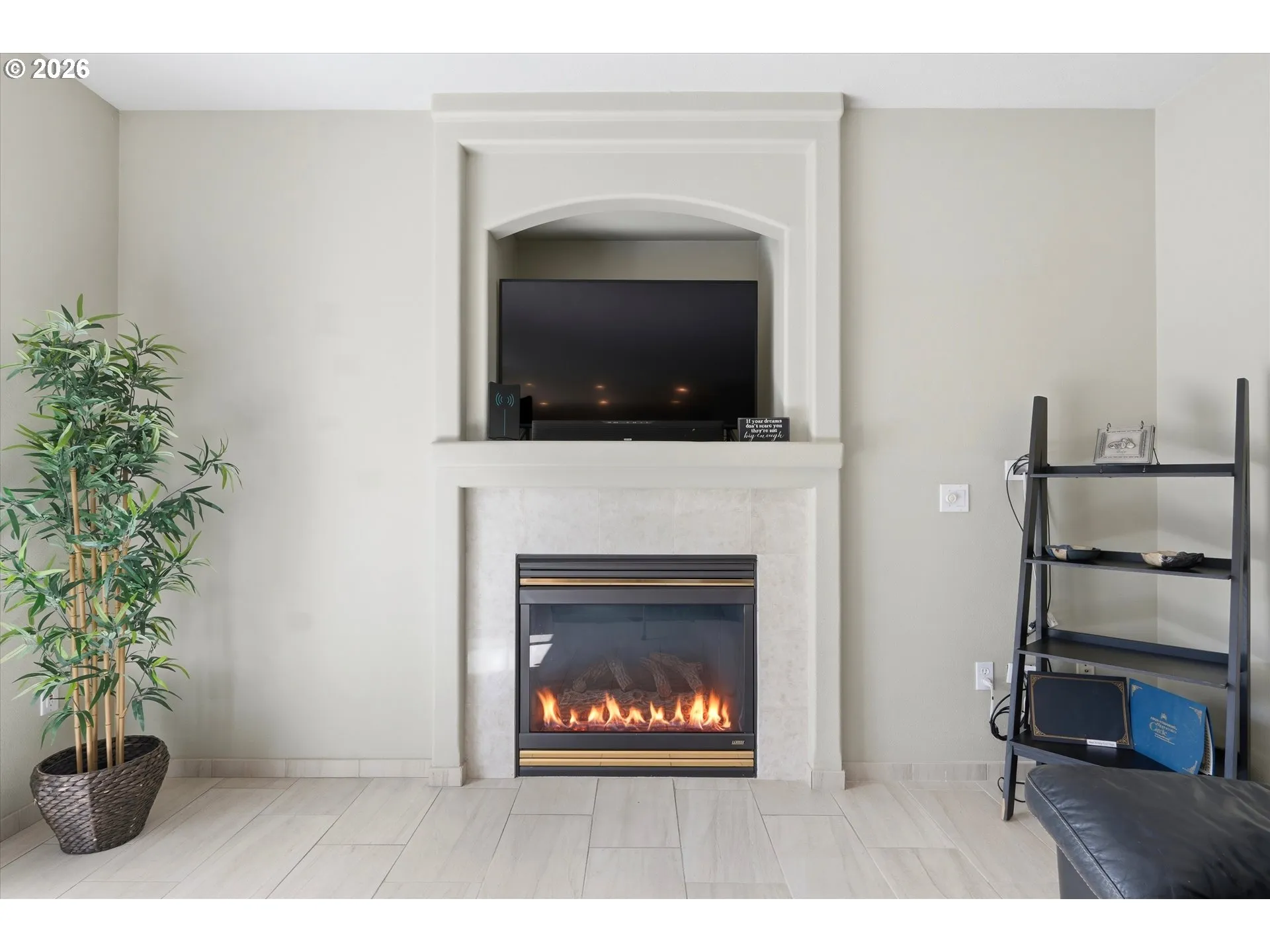 Living Room-Fireplace