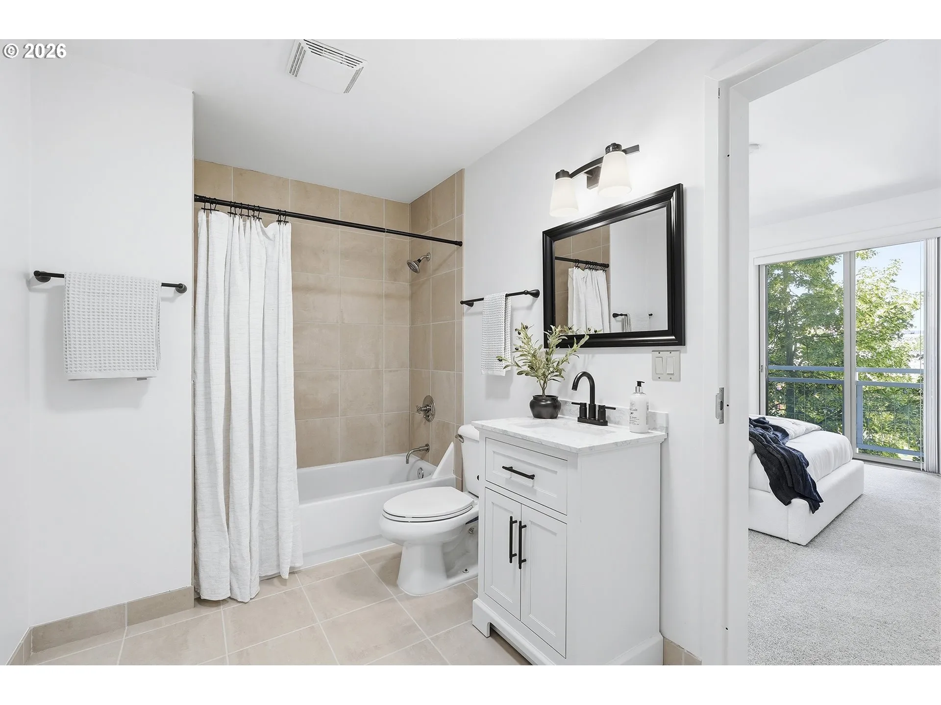 Primary Bedroom-Attached Bathroom