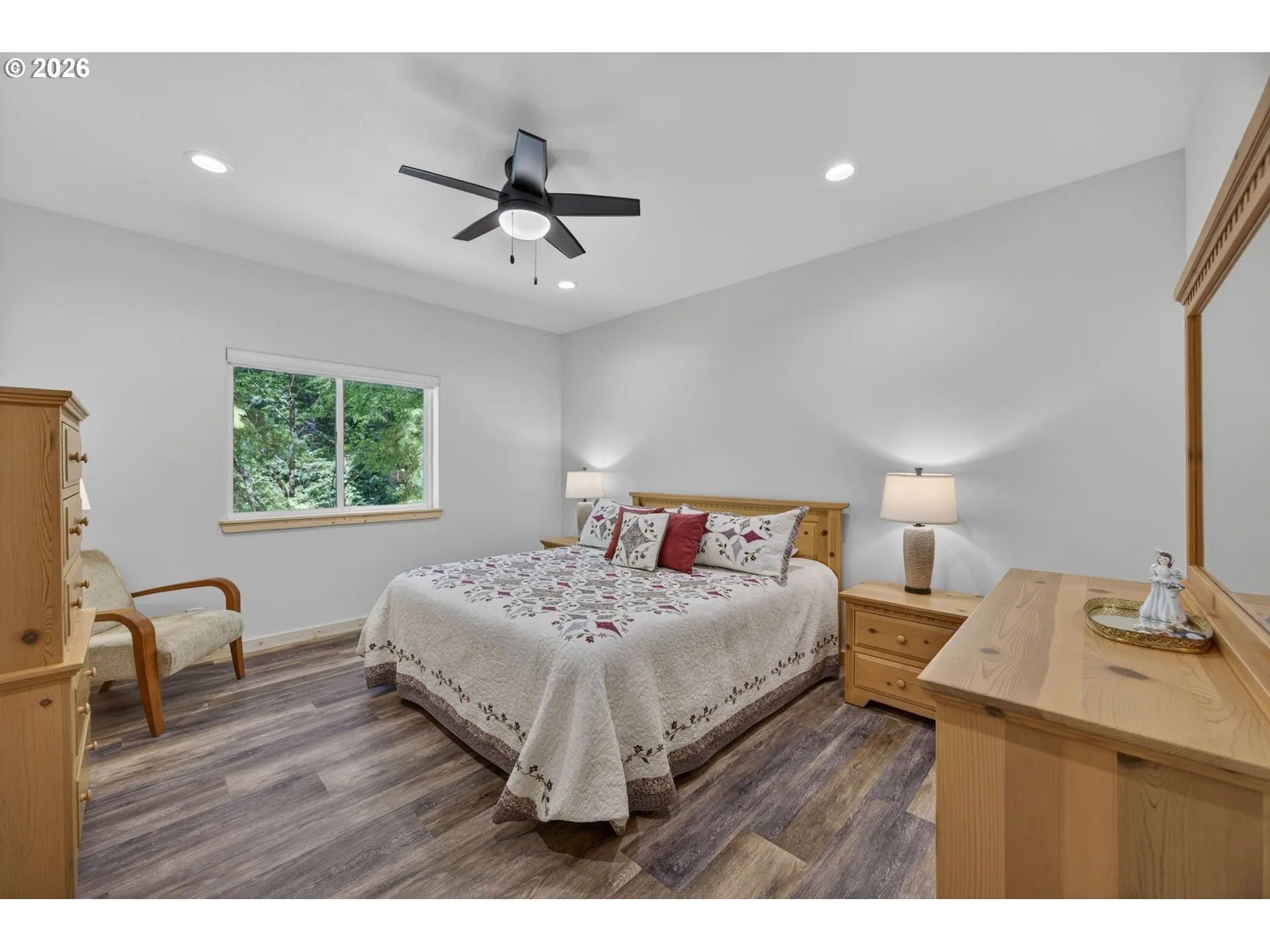 Bedroom, Primary-Ceiling Fan