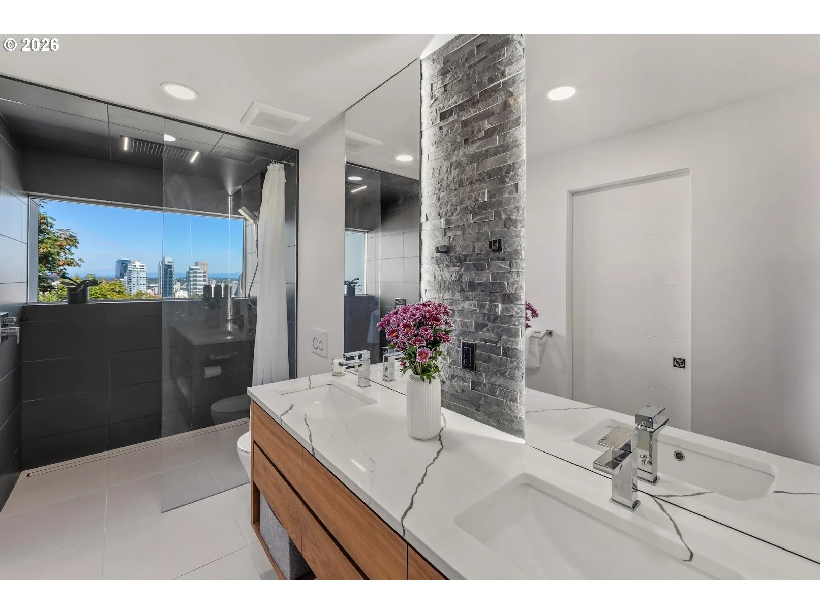 Bathroom, Attached-Double Sinks