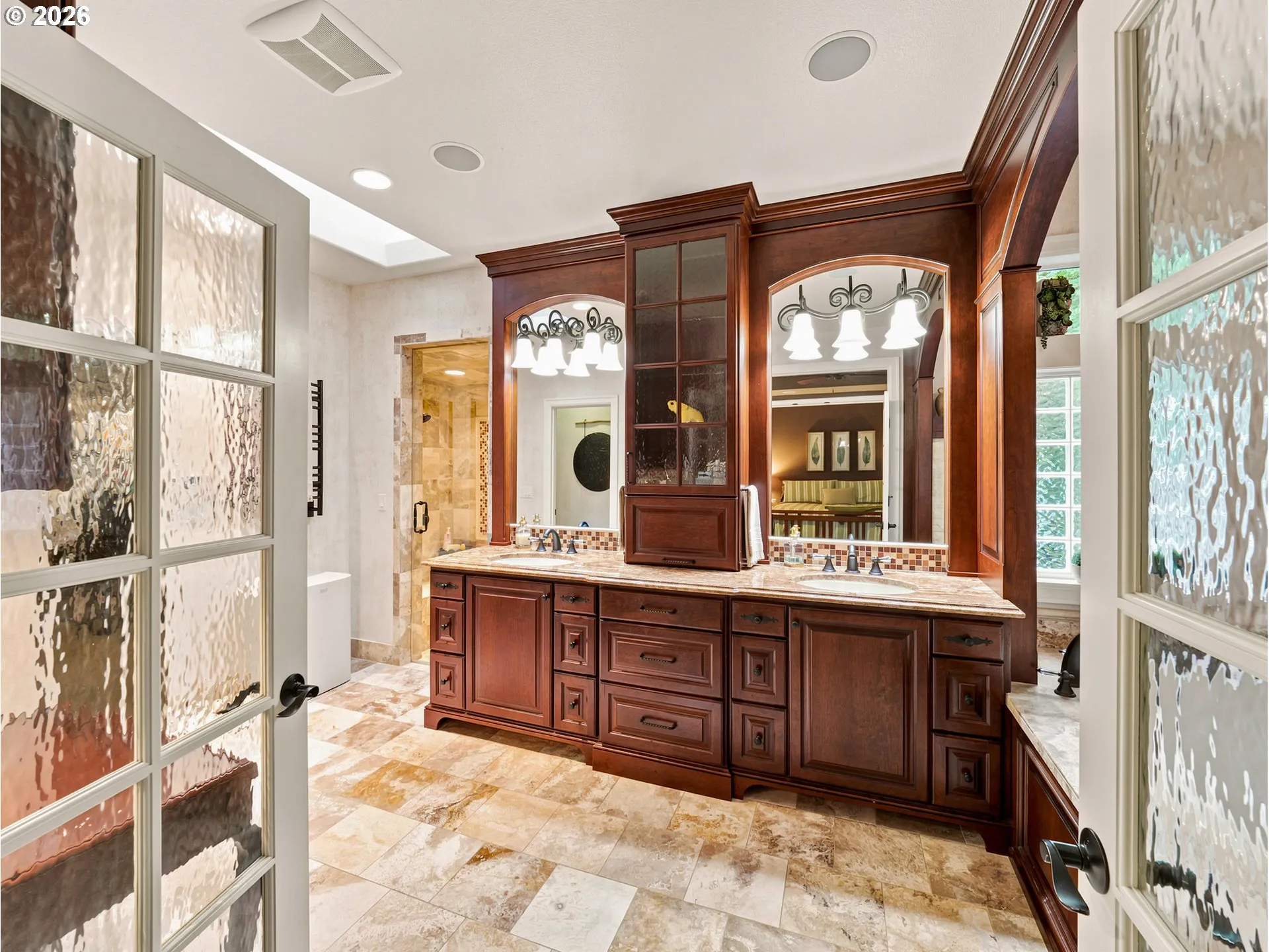 Bathroom, Attached-Double Sinks