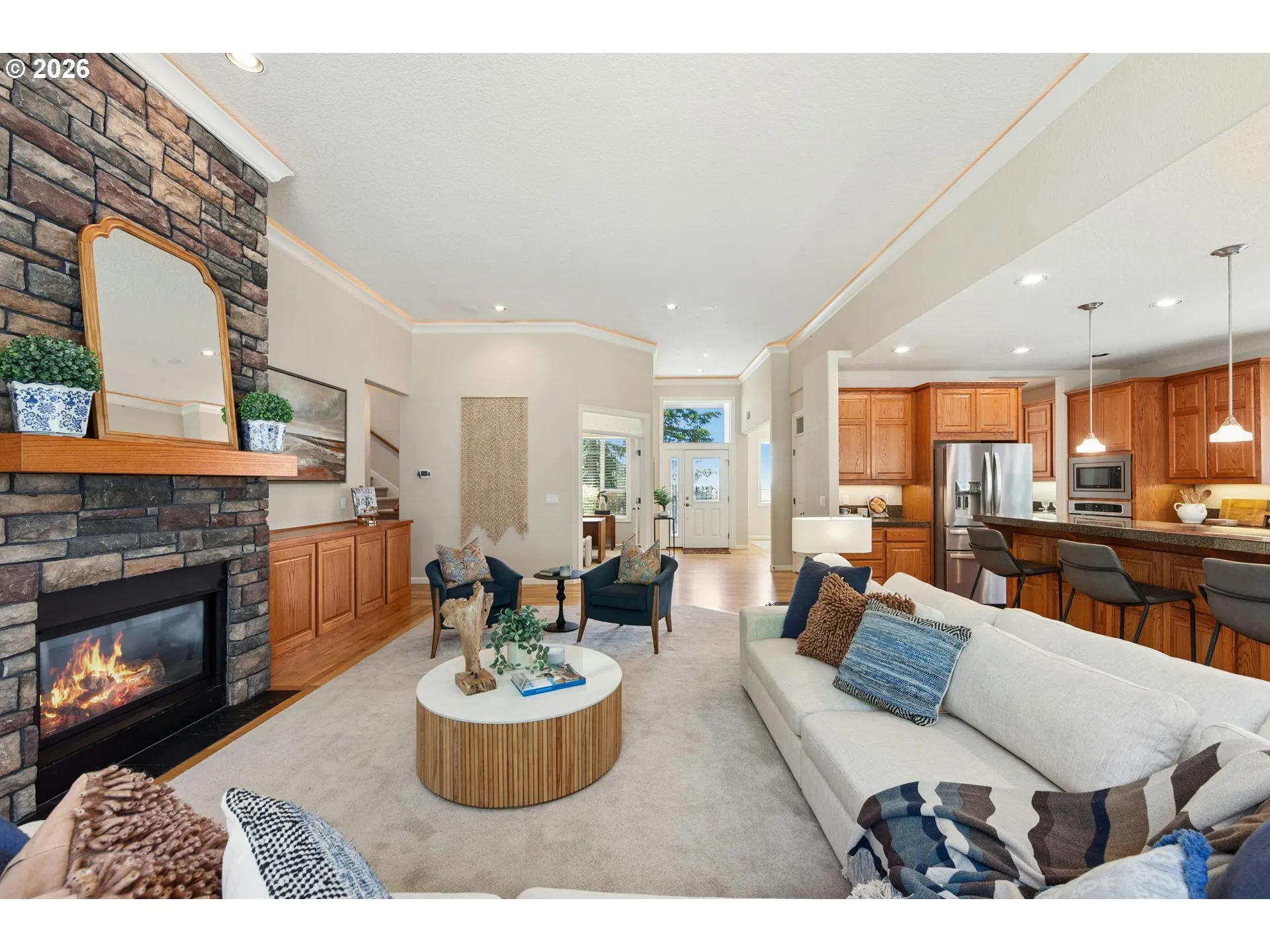 Living Room-View From
