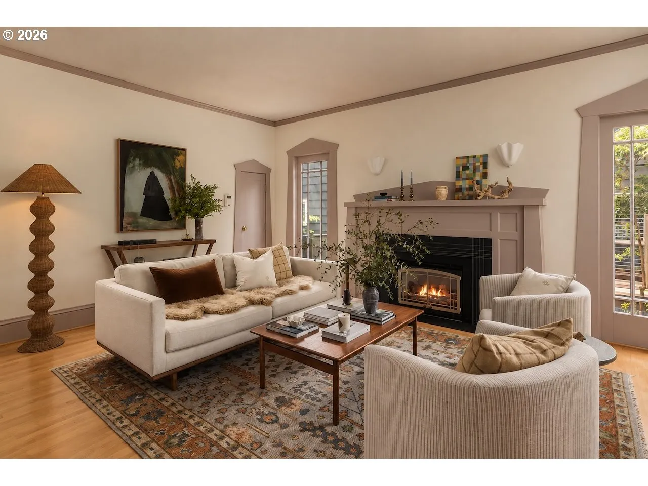Living Room-Fireplace