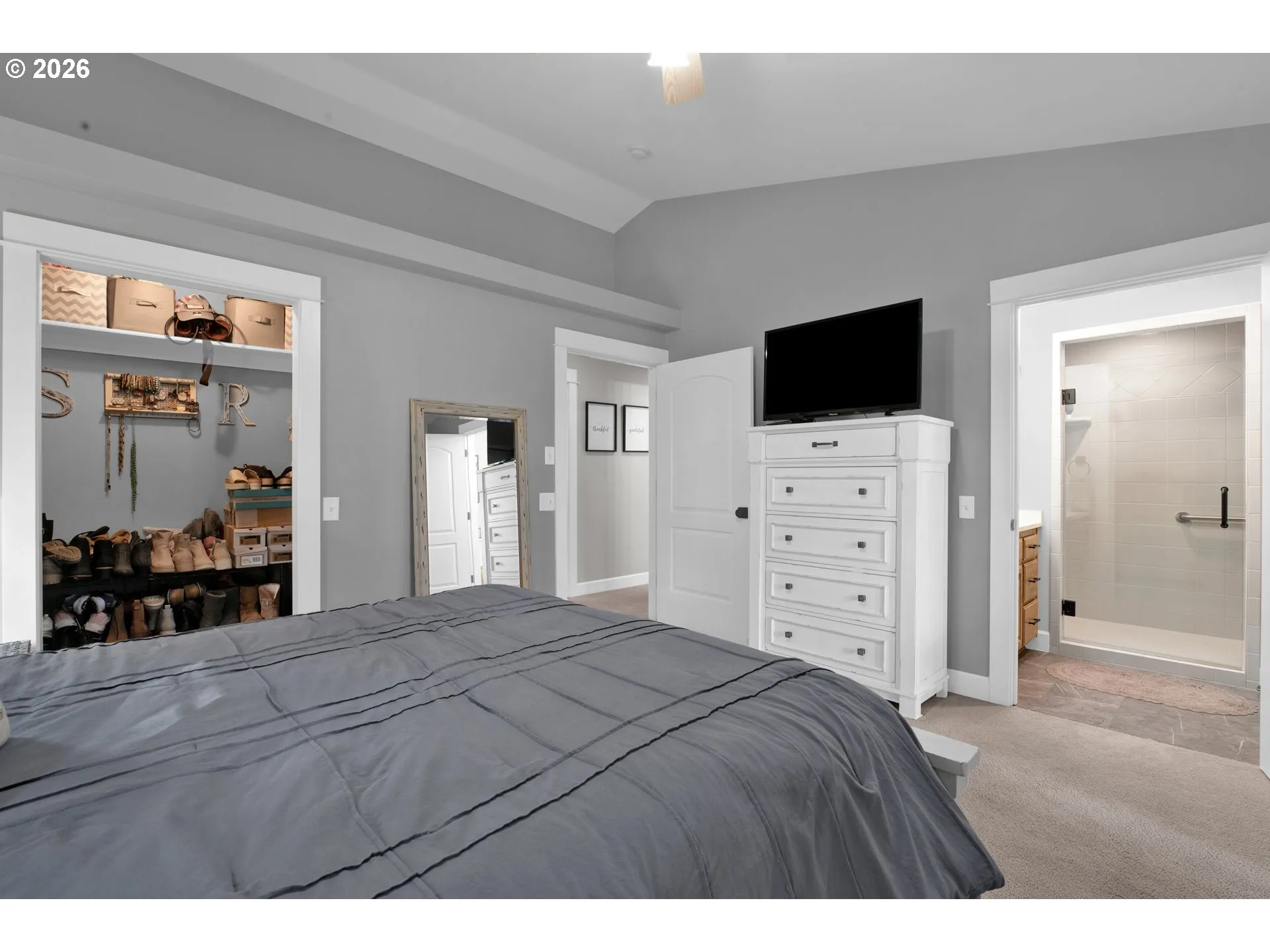 Primary Bedroom-Vaulted Ceilings