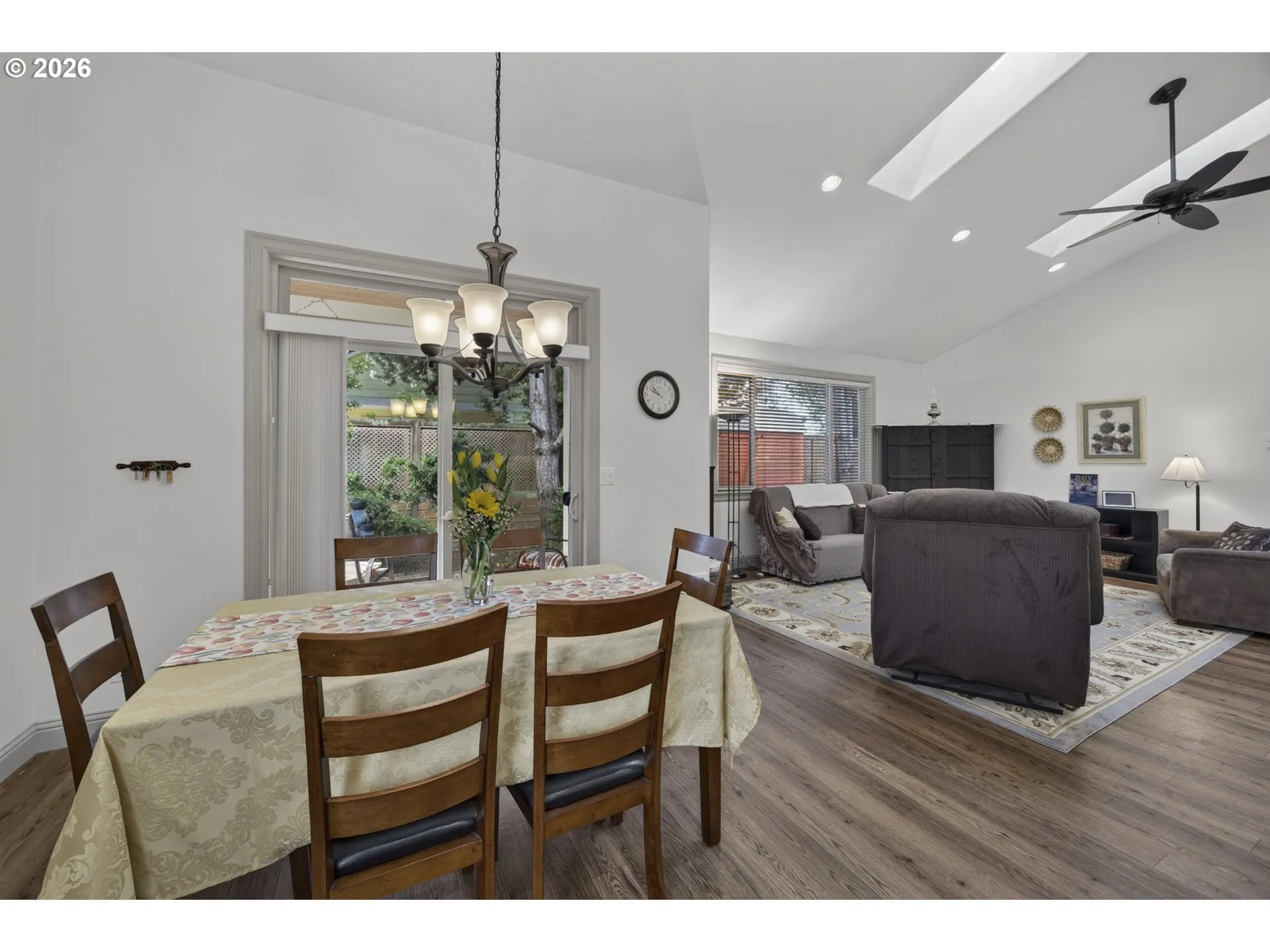 Dining Room-Vaulted Ceilings