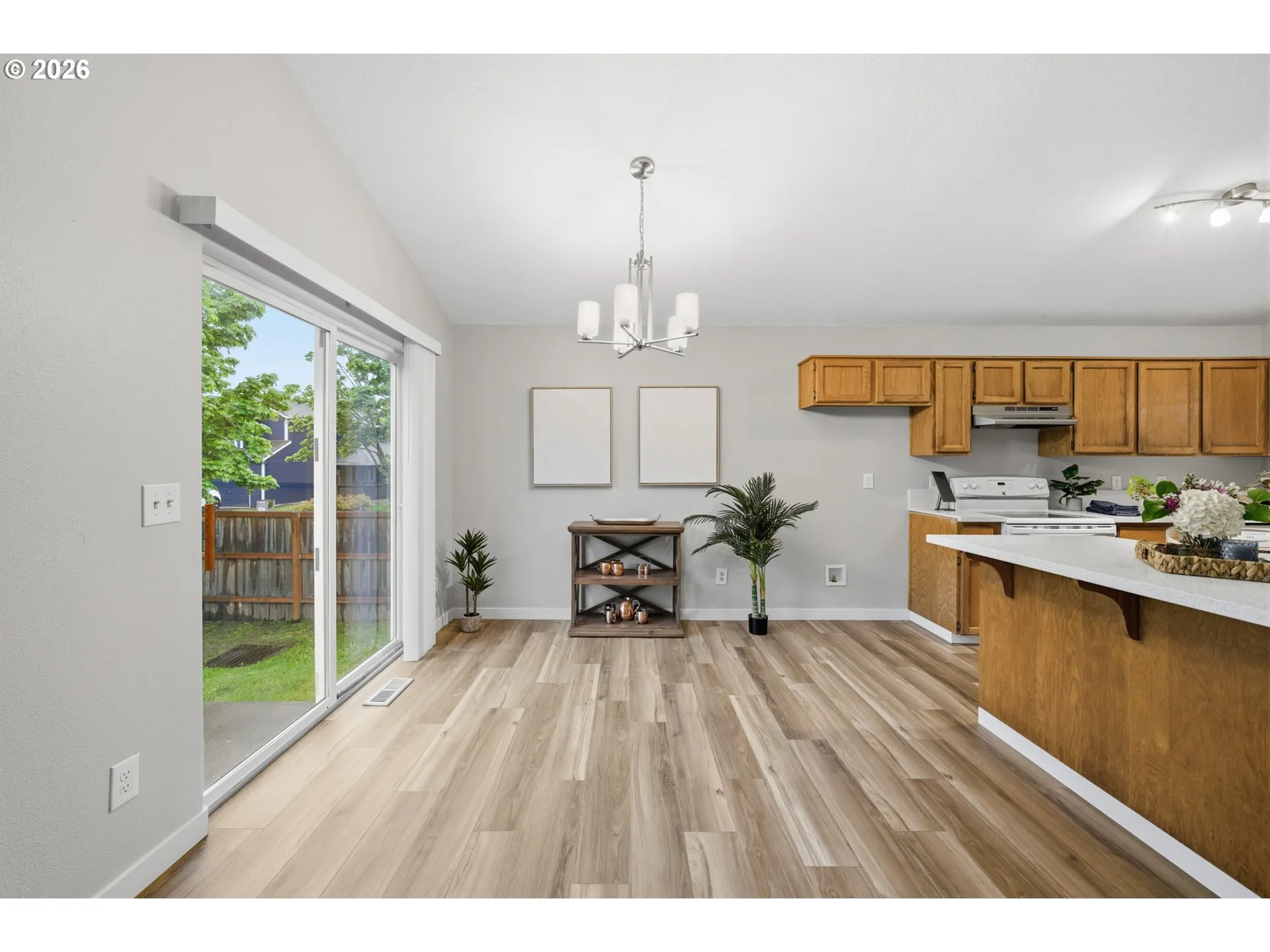 Dining Room-Vaulted Ceilings