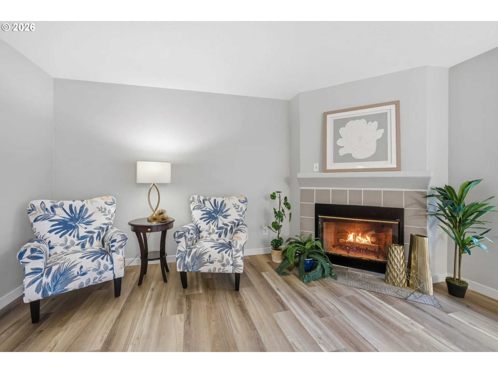 Living Room-Fireplace