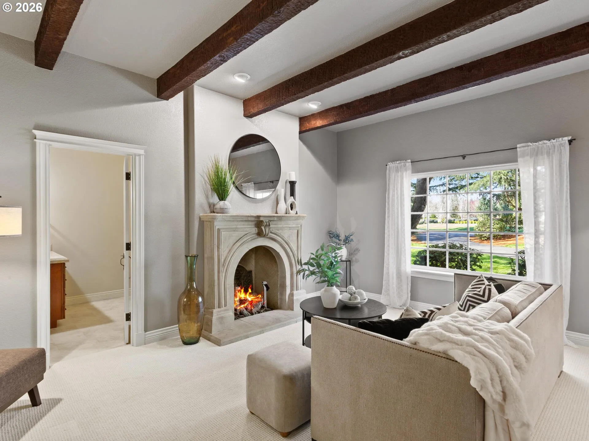 Living Room-Fireplace