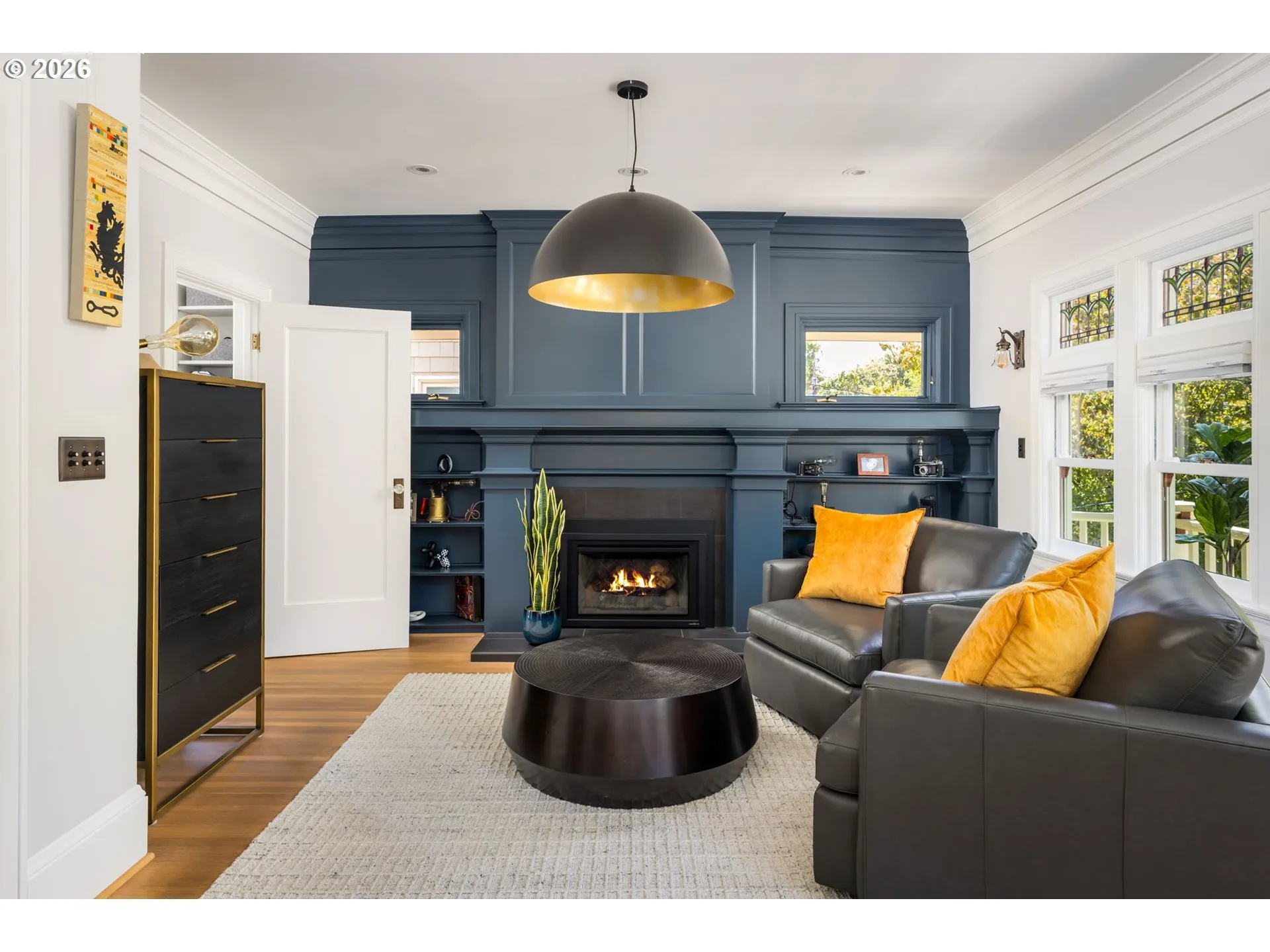 Primary Bedroom-Fireplace