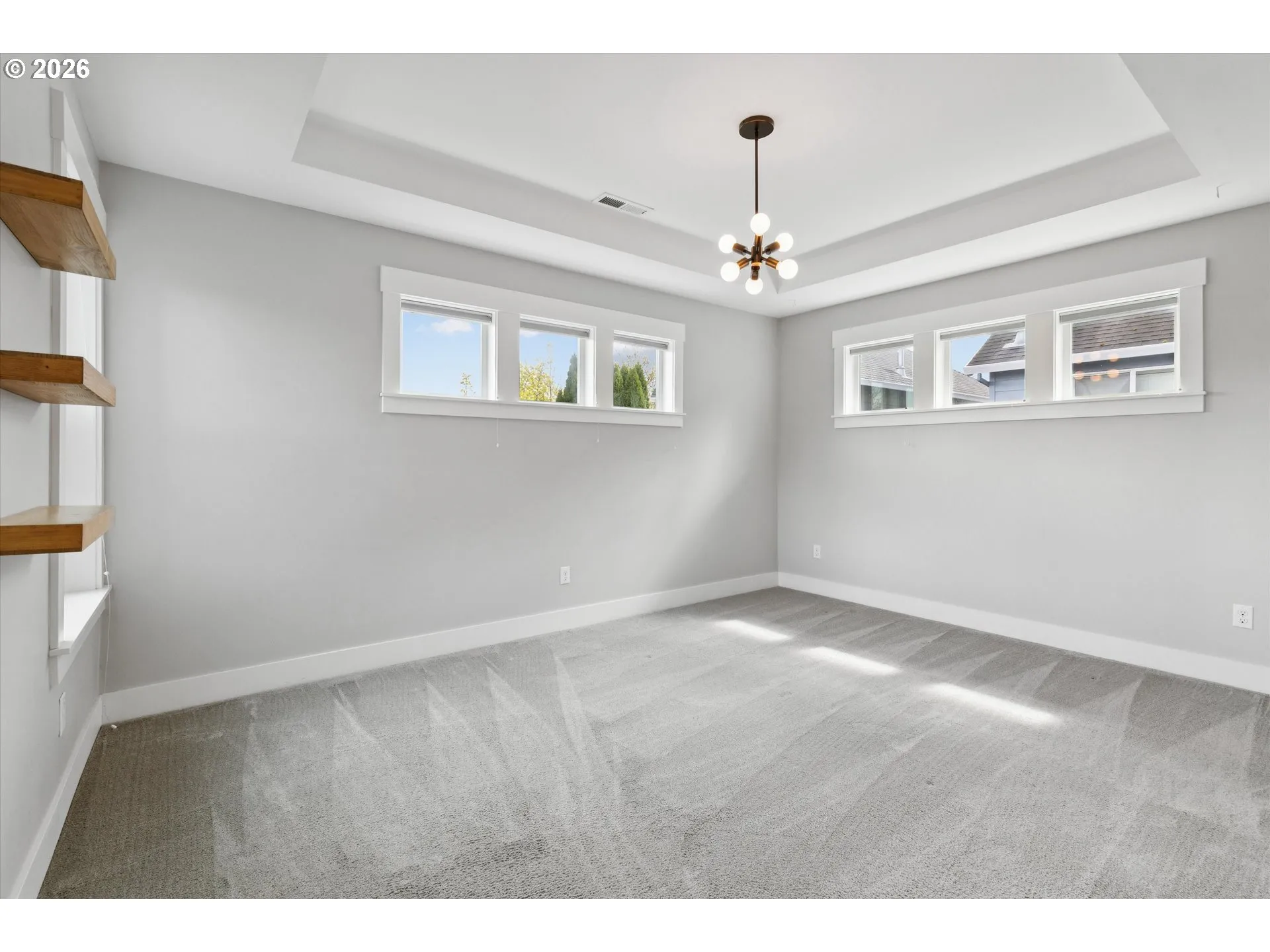 Bedroom, Primary-Coffered Ceilings