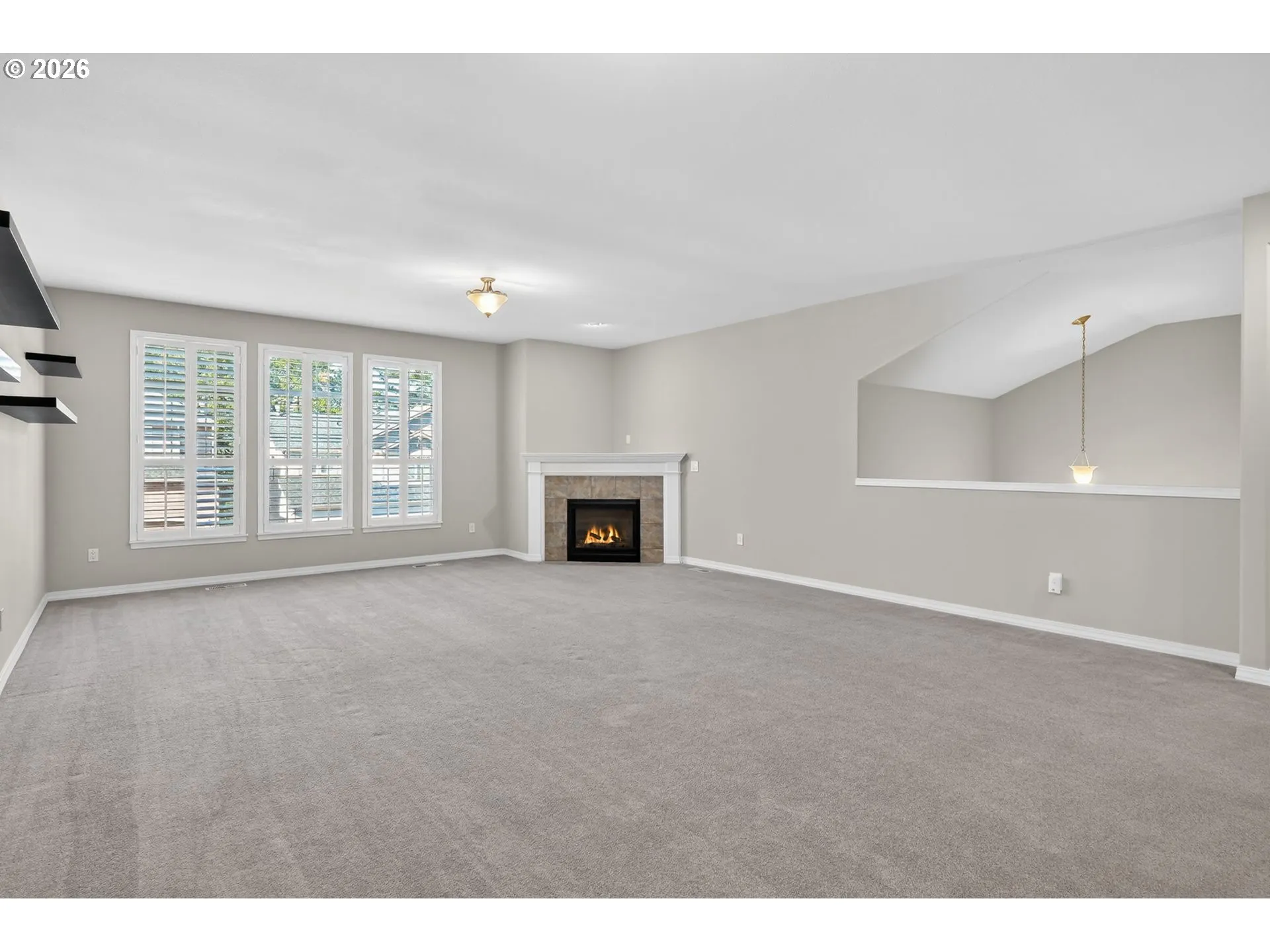 Living Room-Fireplace
