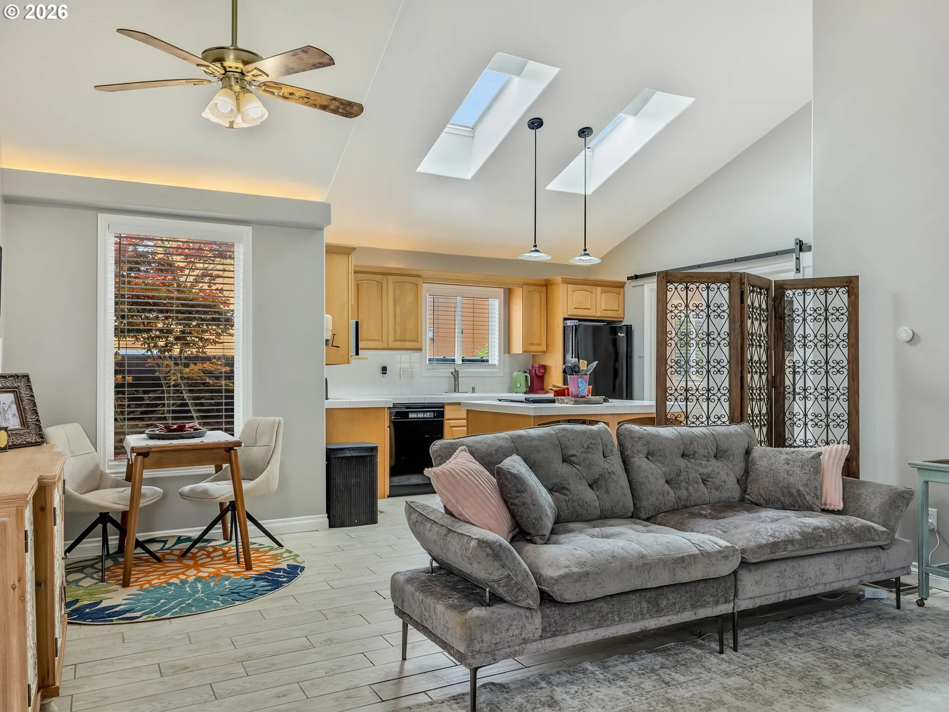 Living Room/Dining Room-Ceiling Fan