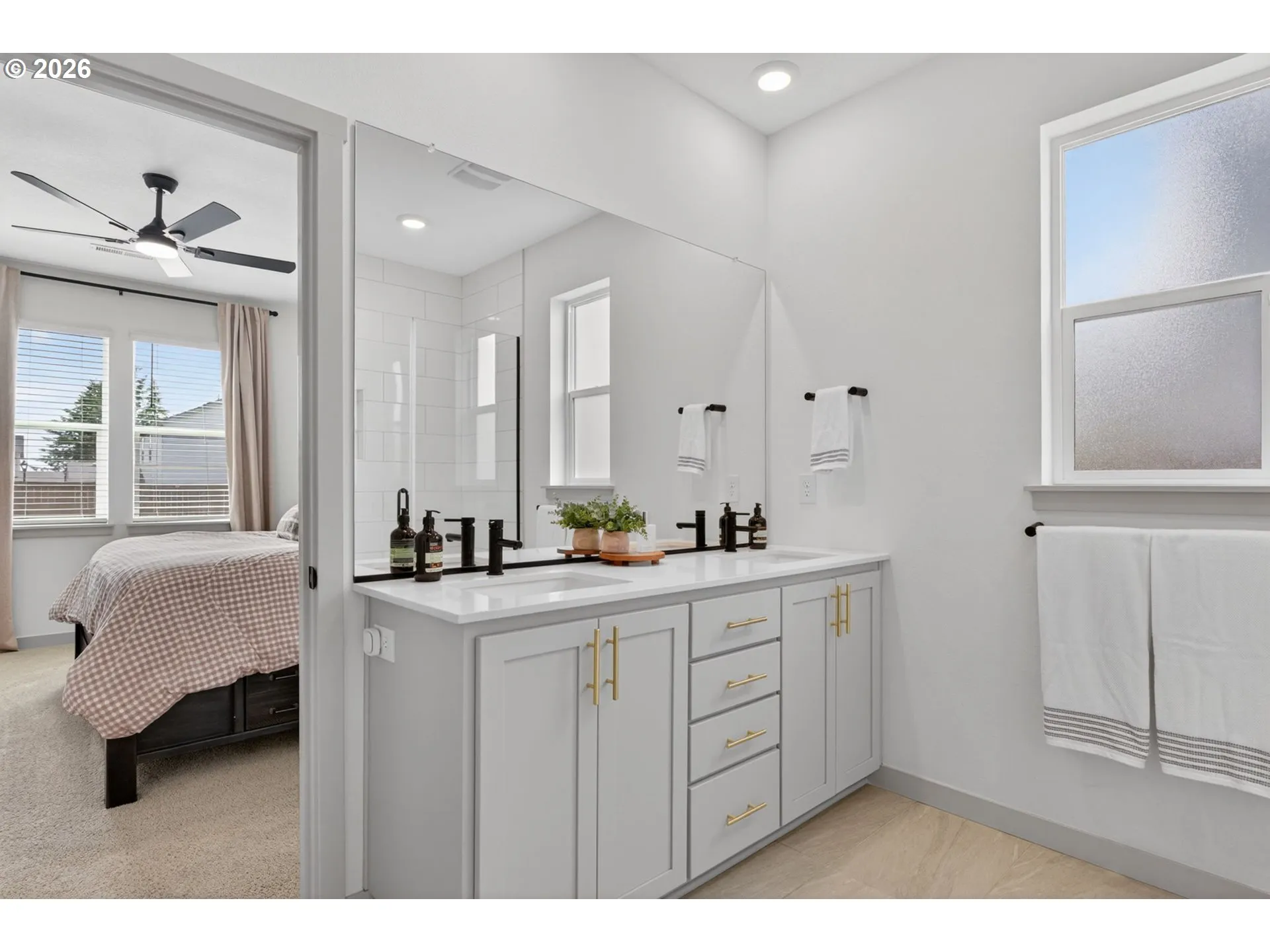 Attached Bathroom #1-Double Sinks
