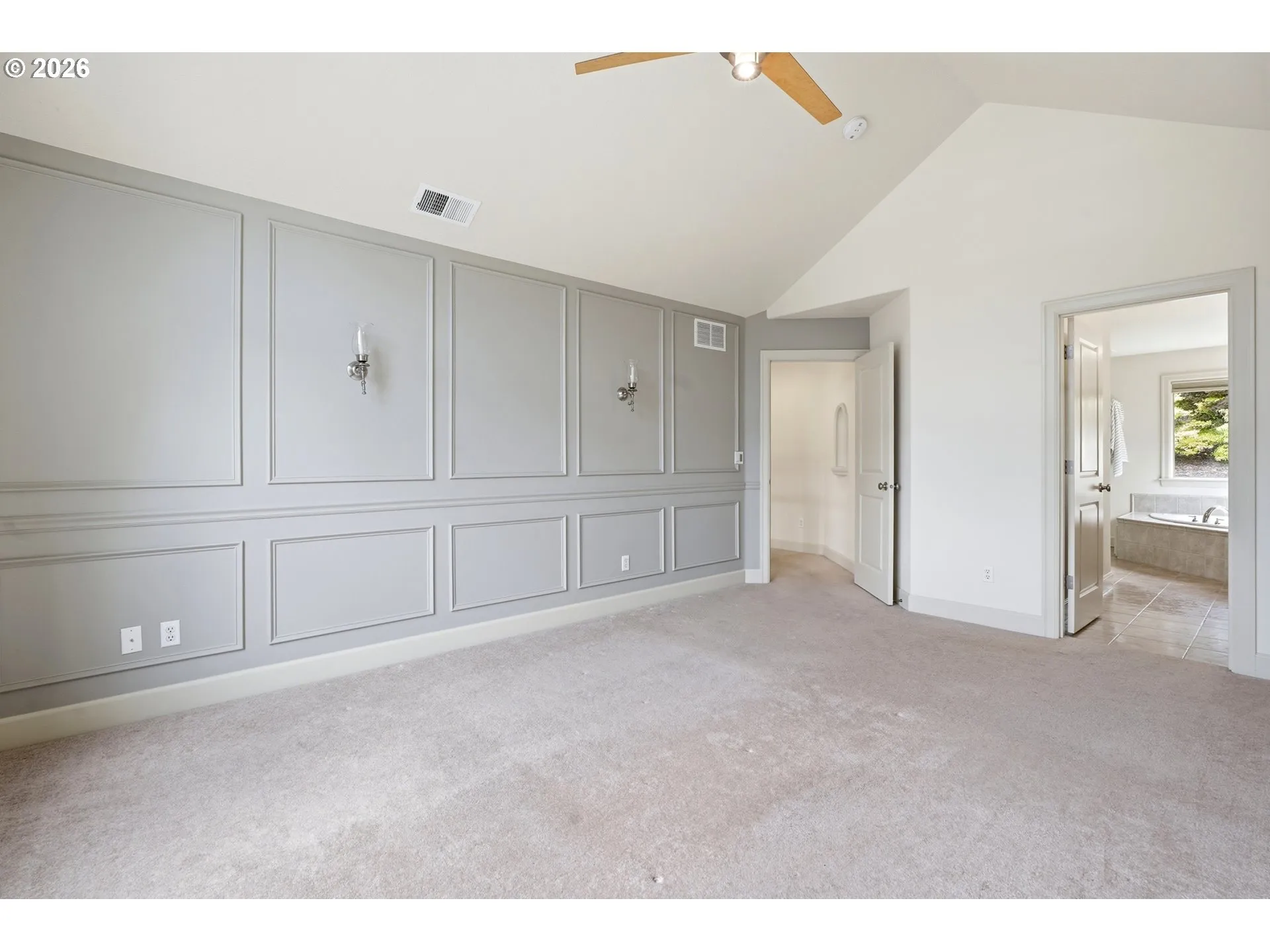 Primary Bedroom-Vaulted Ceilings