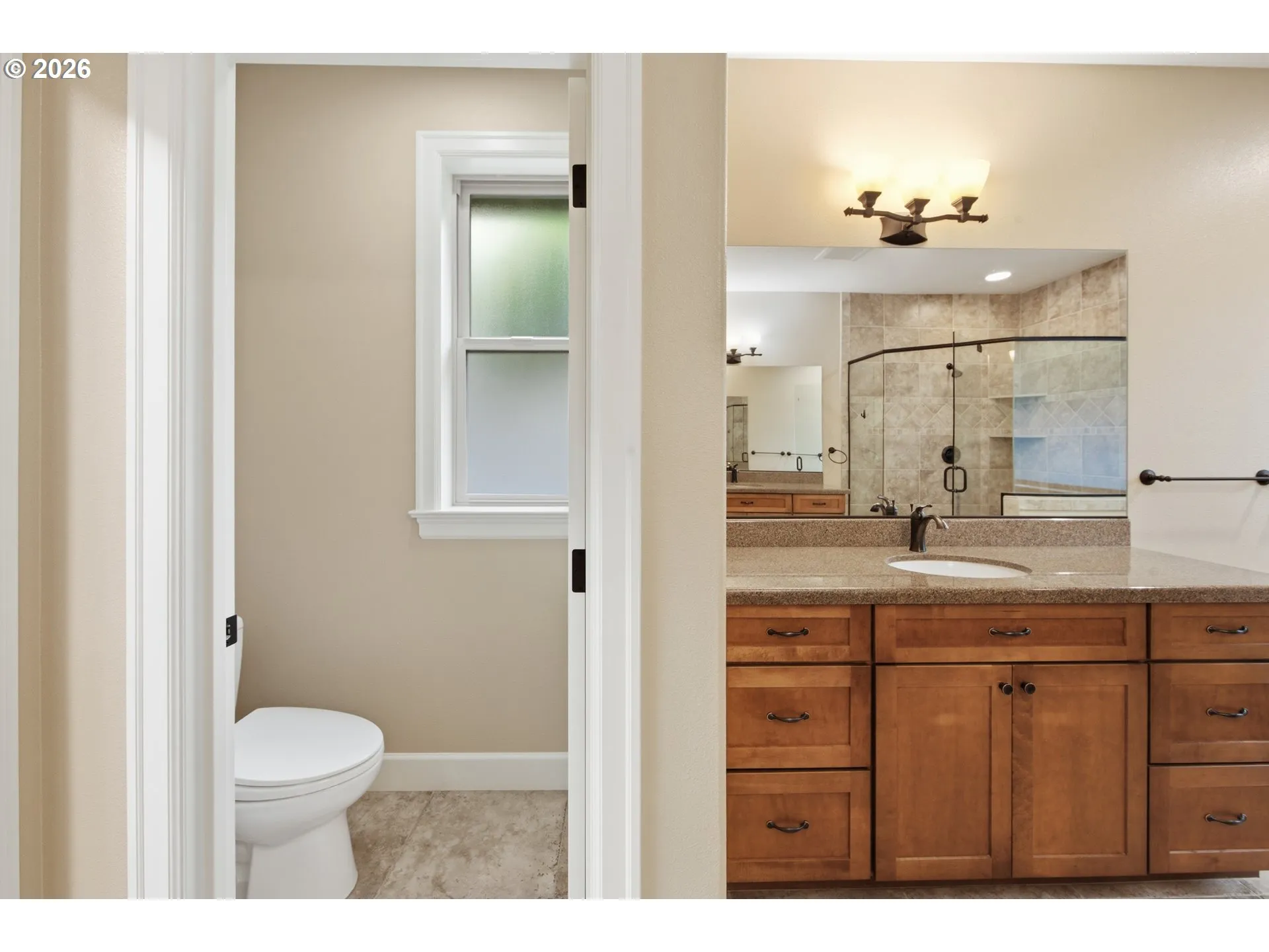 Primary Bedroom-Attached Bathroom