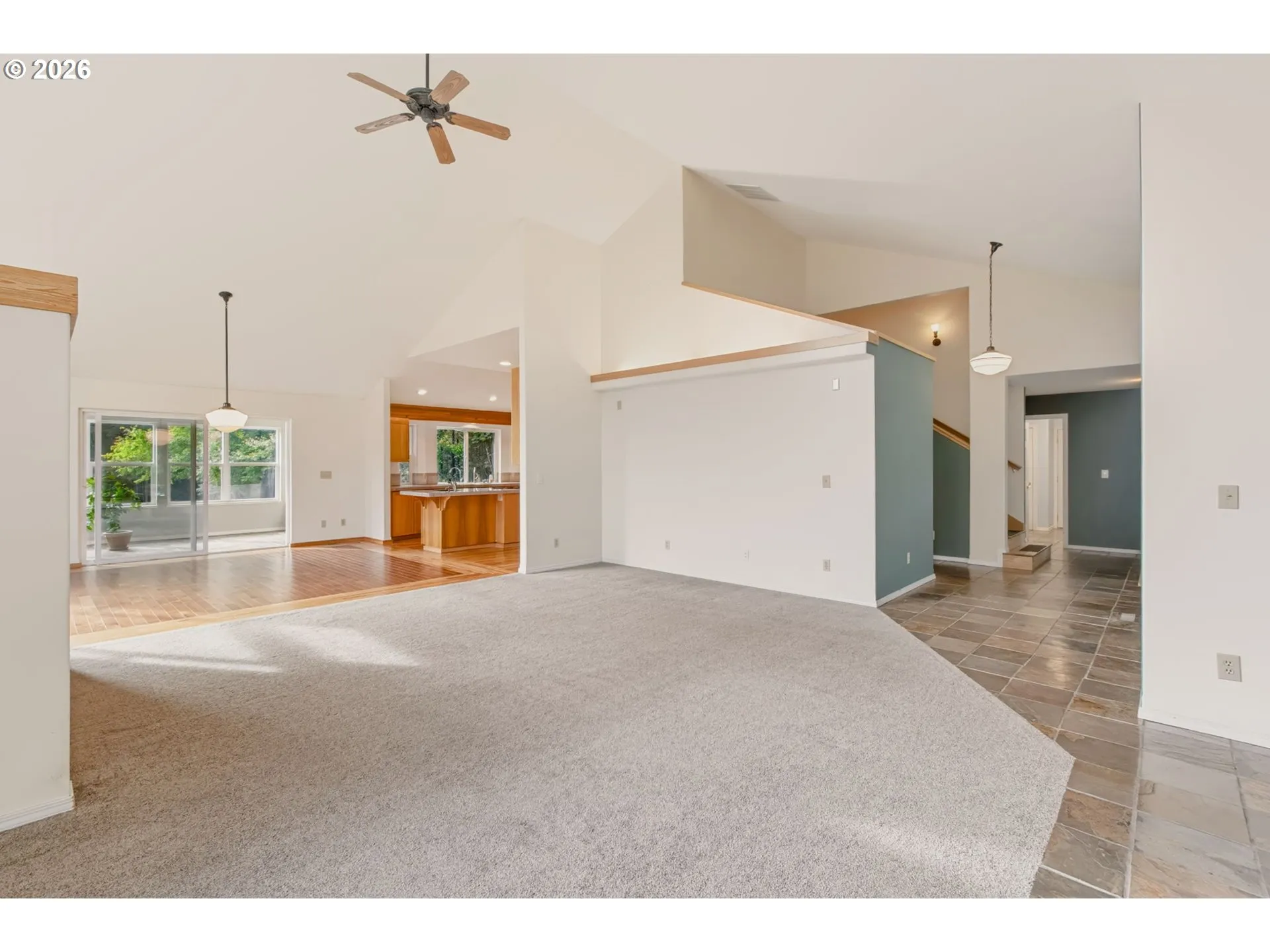 Living Room-Vaulted Ceilings