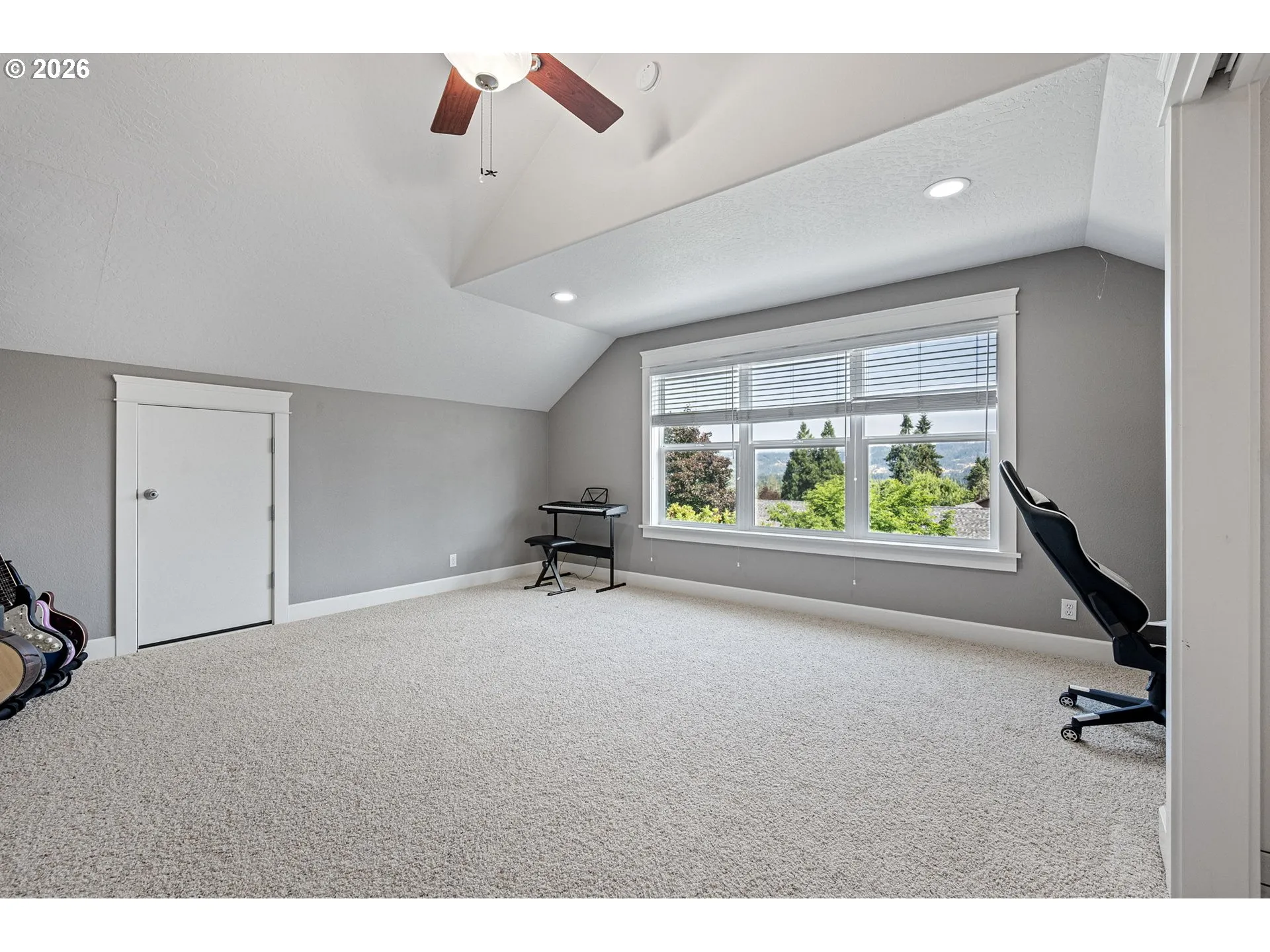 Bonus Room-Vaulted Ceilings