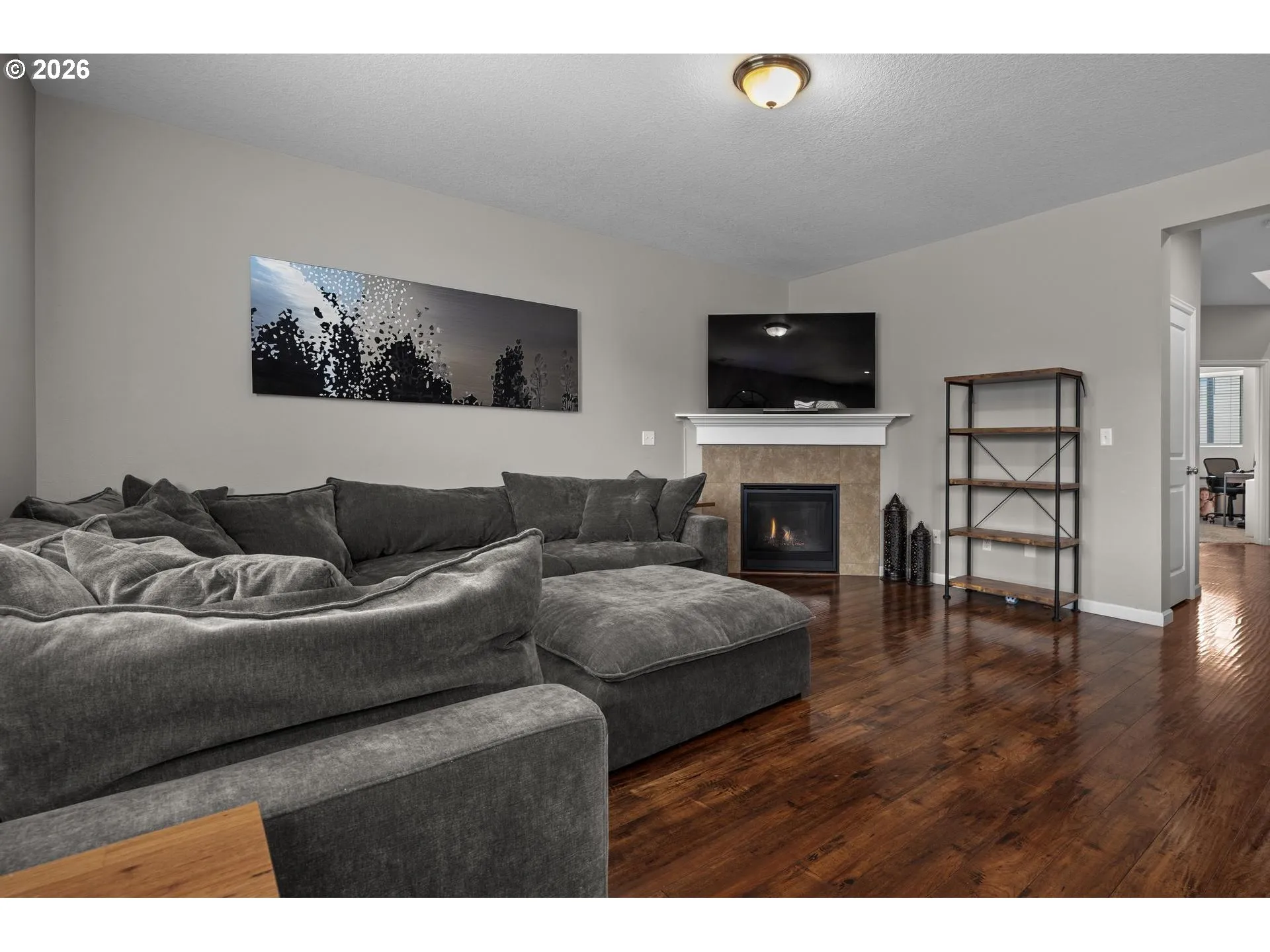 Living Room-Fireplace
