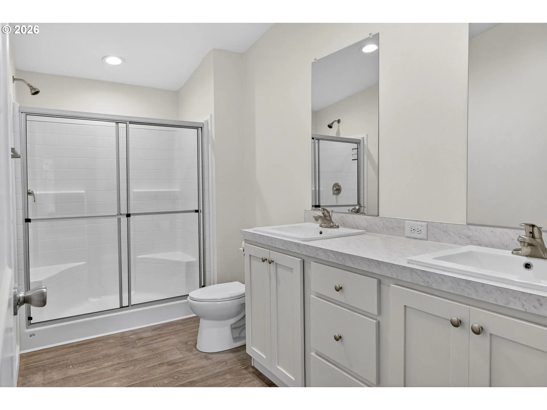 Bathroom, Attached-Double Sinks