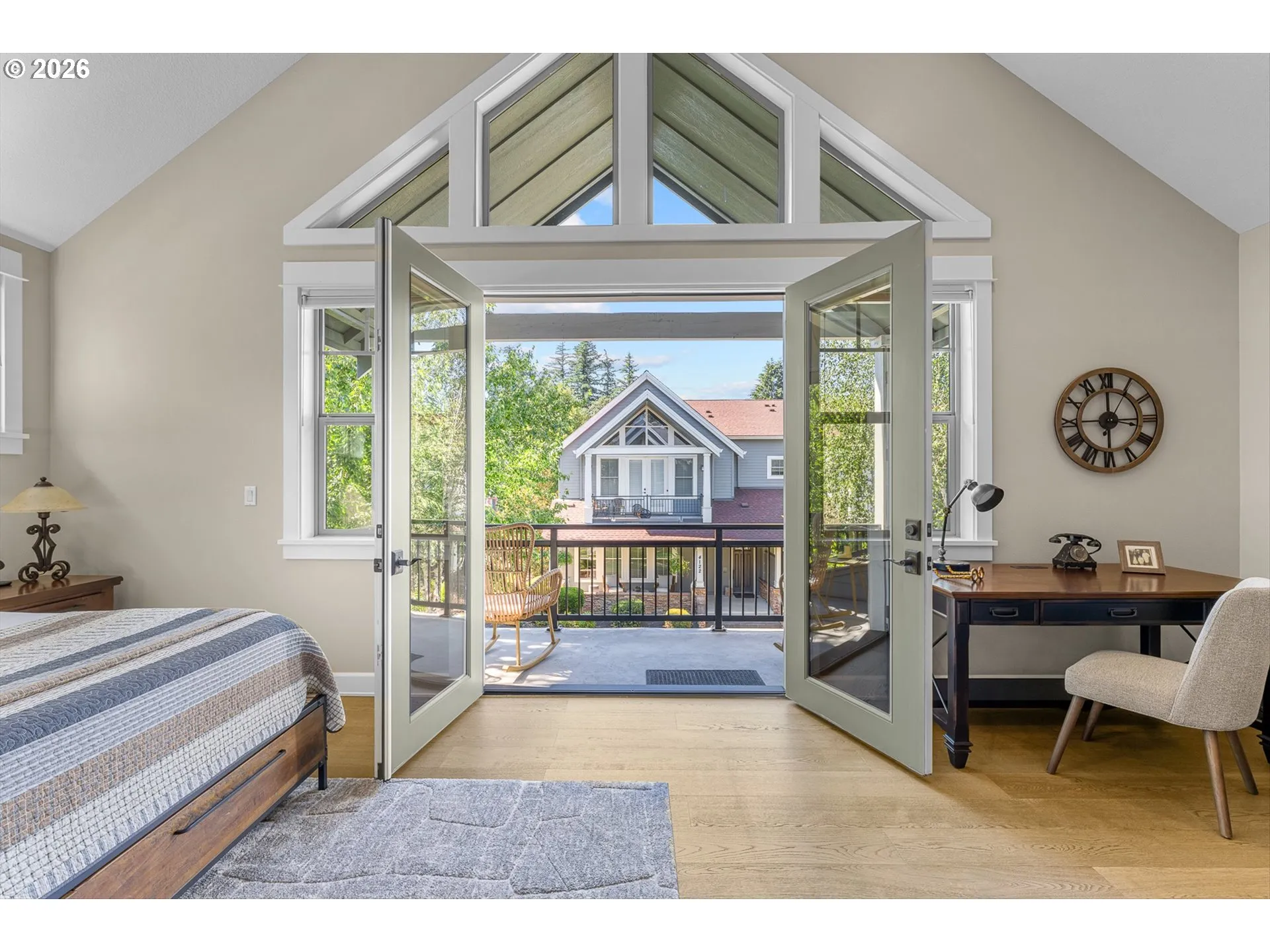 Owner's Suite Bedroom-Vaulted Ceilings