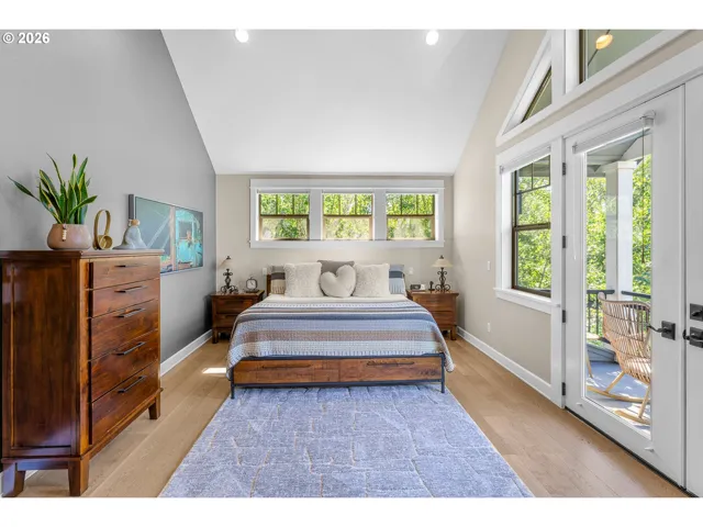 Owner's Suite Bedroom-Vaulted Ceilings
