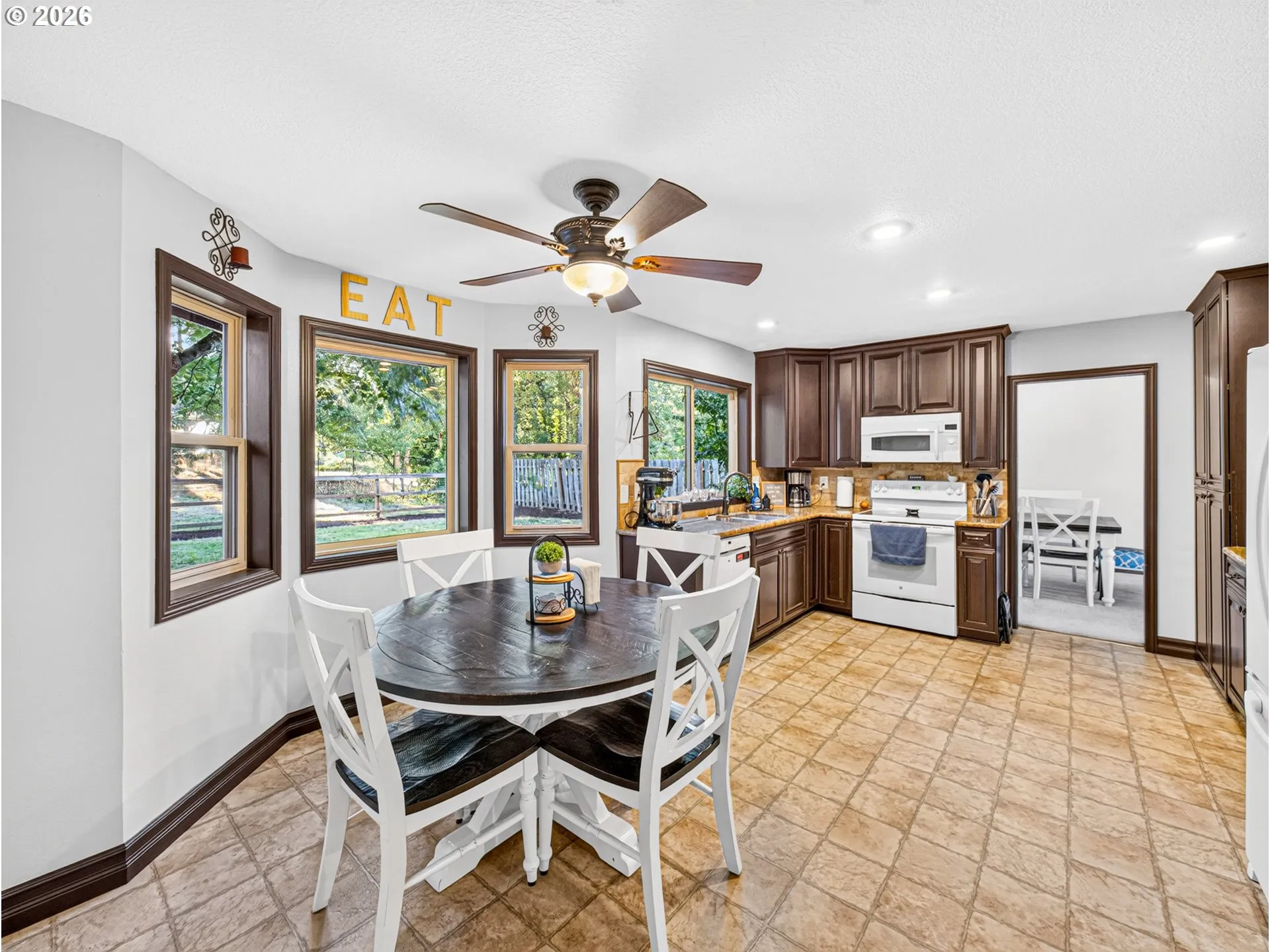 Breakfast Area-Ceiling Fan