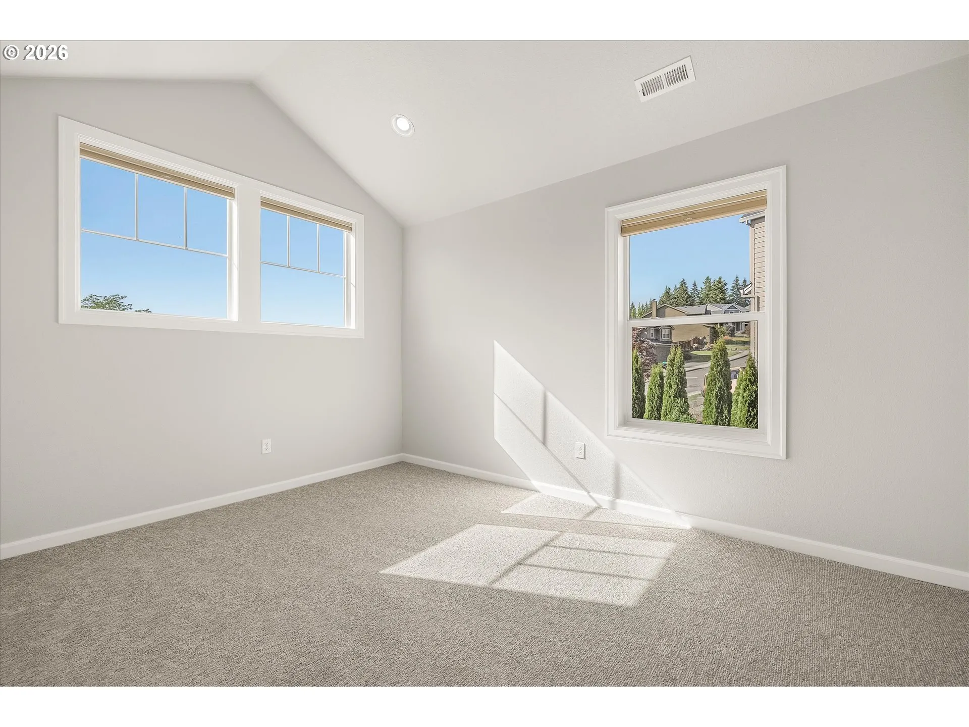 Bonus Room-Vaulted Ceilings