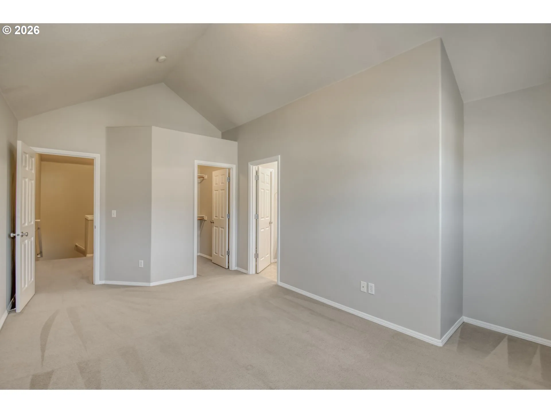 Bedroom, Primary #2-Vaulted Ceilings