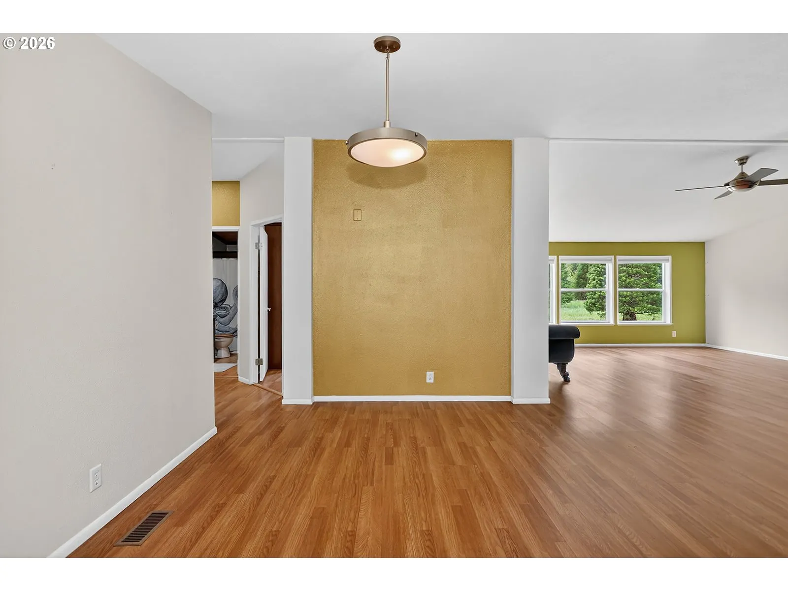 Living Room/Dining Room-Ceiling Fan