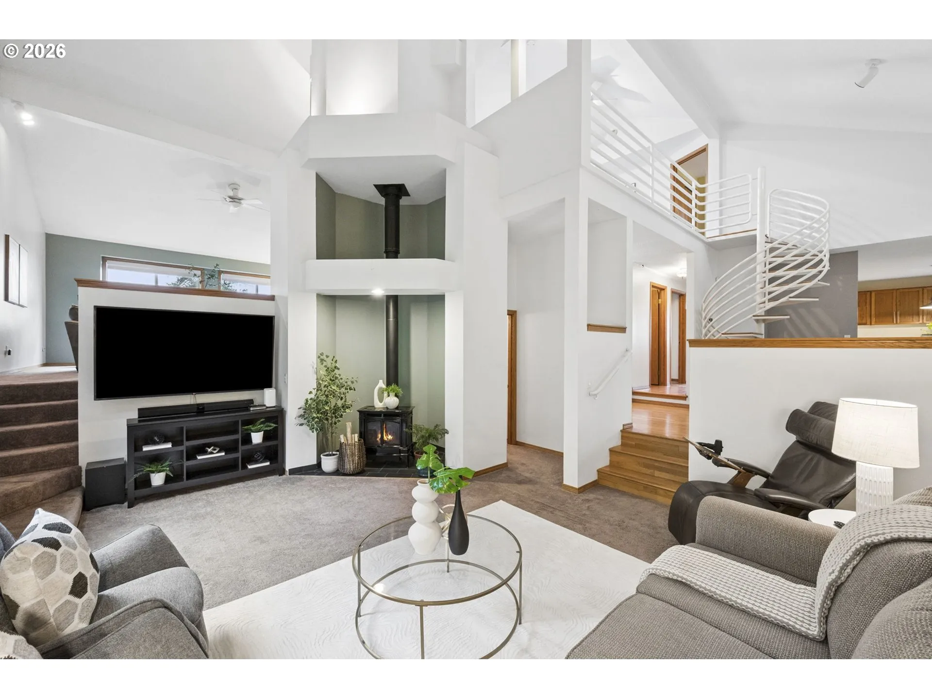 Living Room-Fireplace