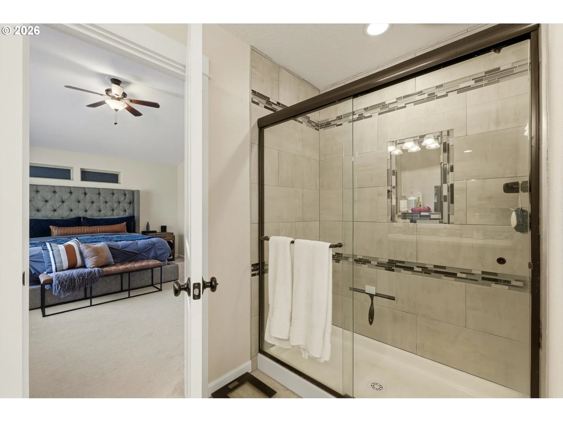 Bathroom, Attached-Walk in Shower