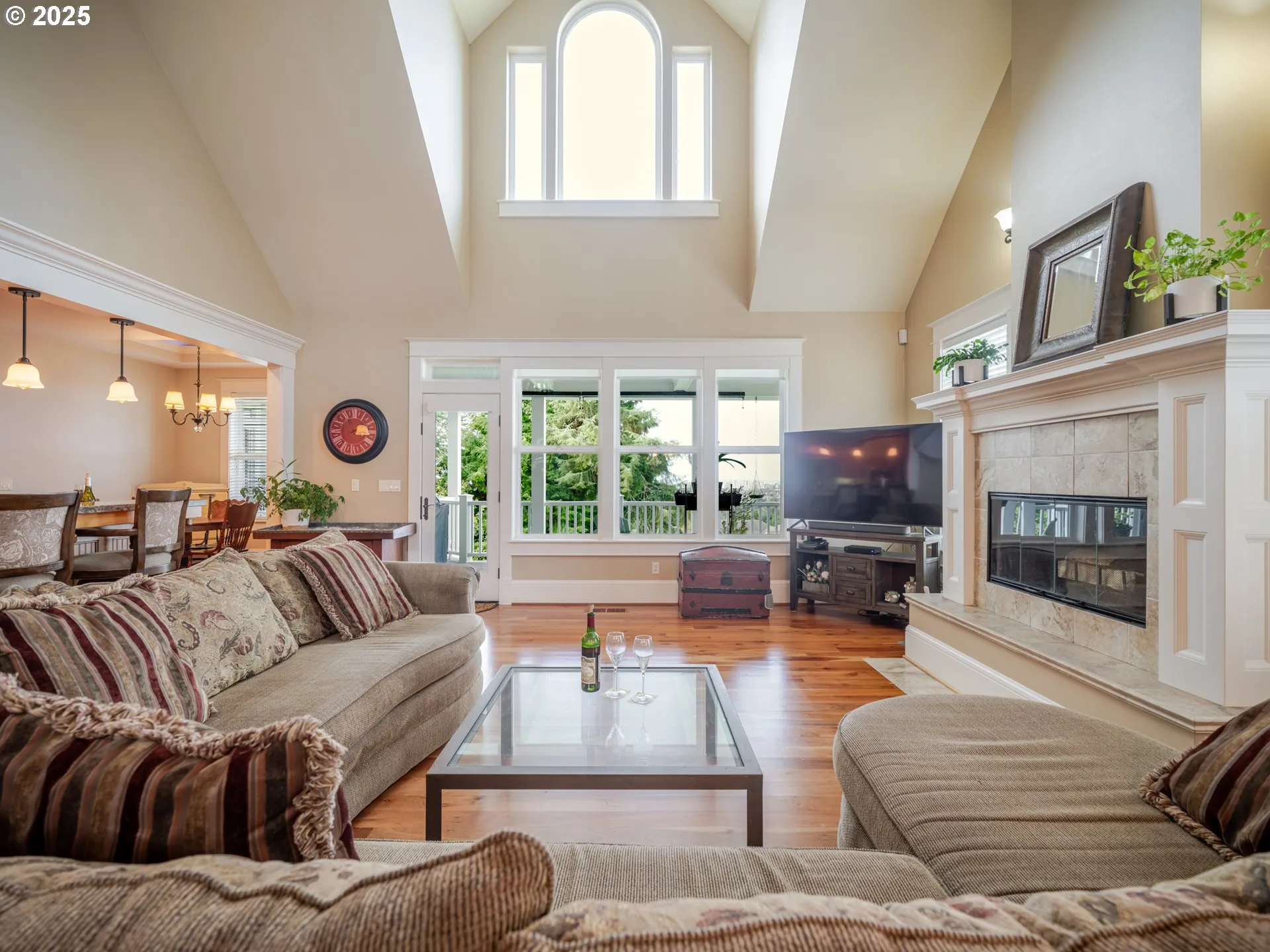 Living Room-Vaulted Ceilings