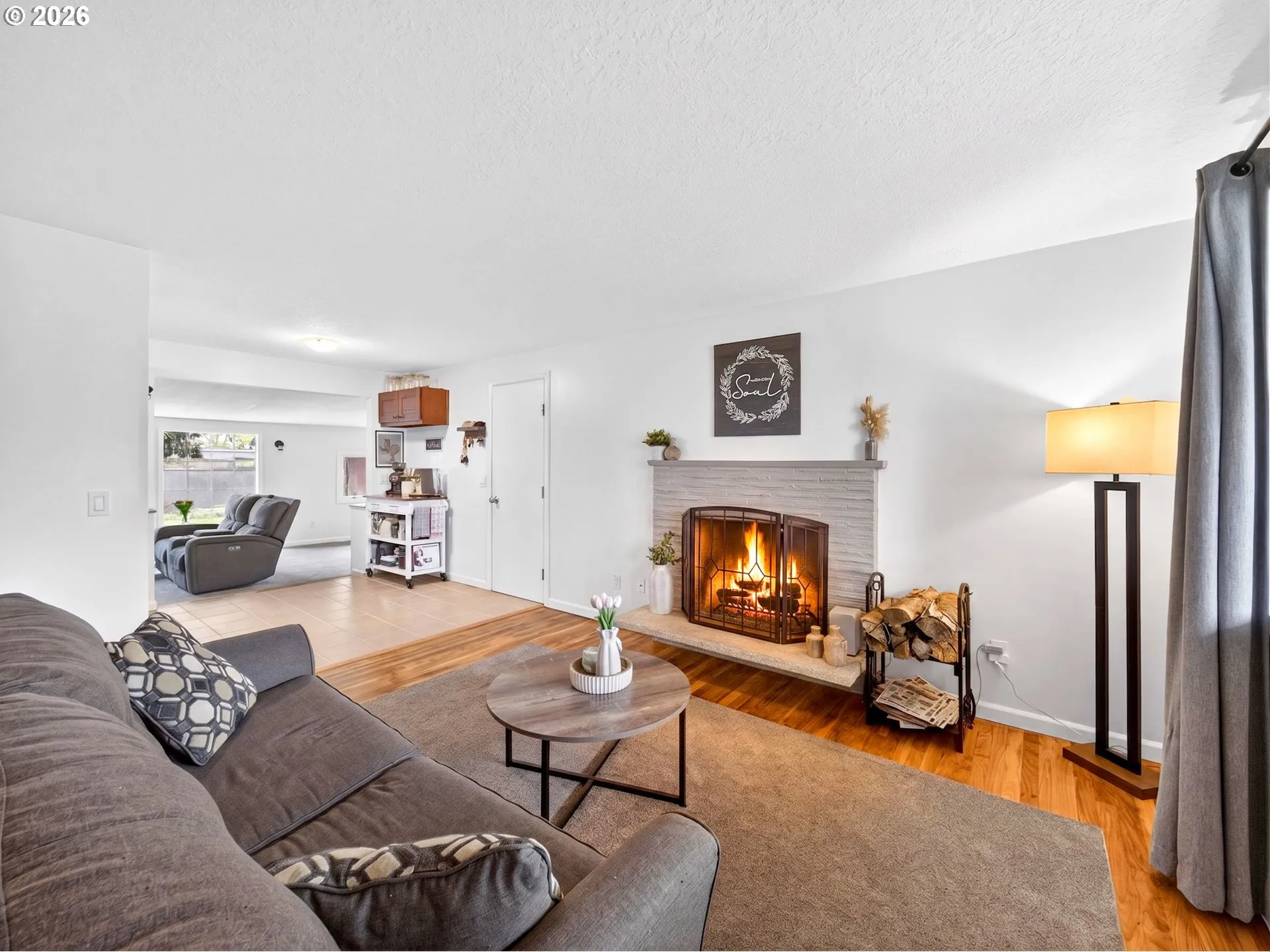 Living Room-Fireplace