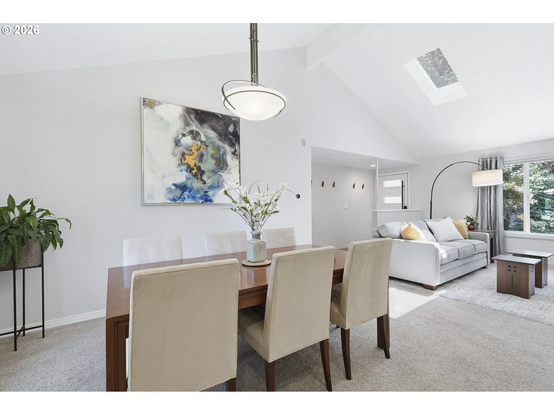 Dining Room-Vaulted Ceilings