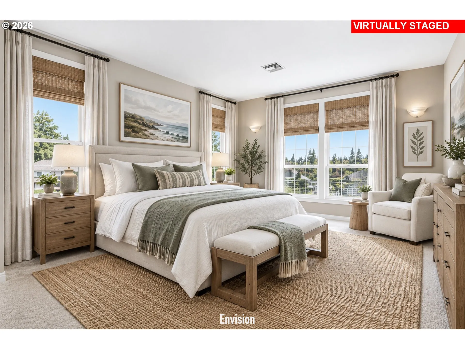 Primary Bedroom-View From
