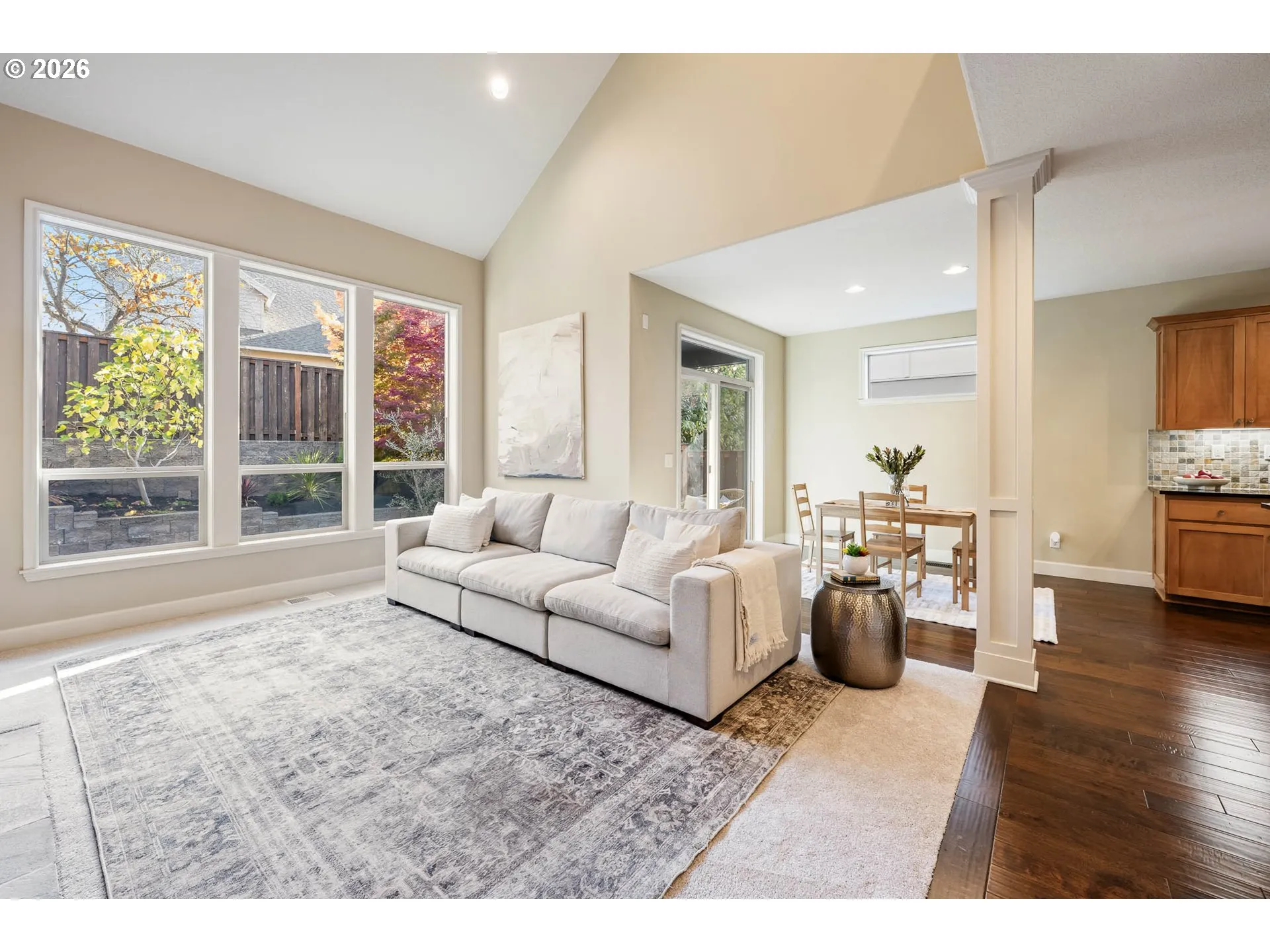 Living Room-Vaulted Ceilings