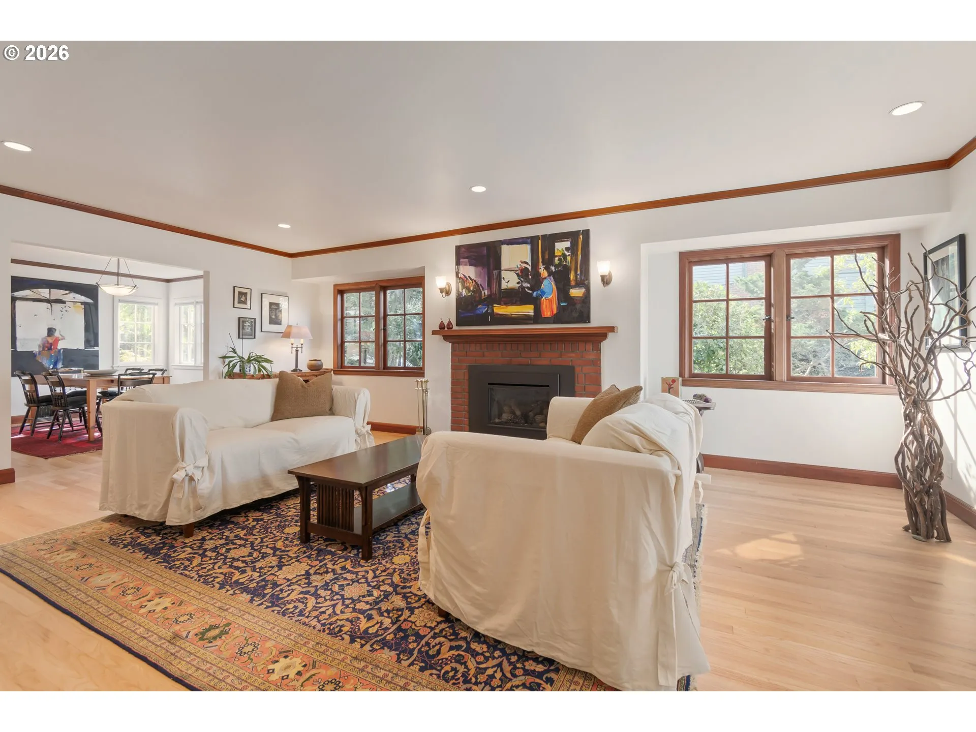 Living Room-Fireplace