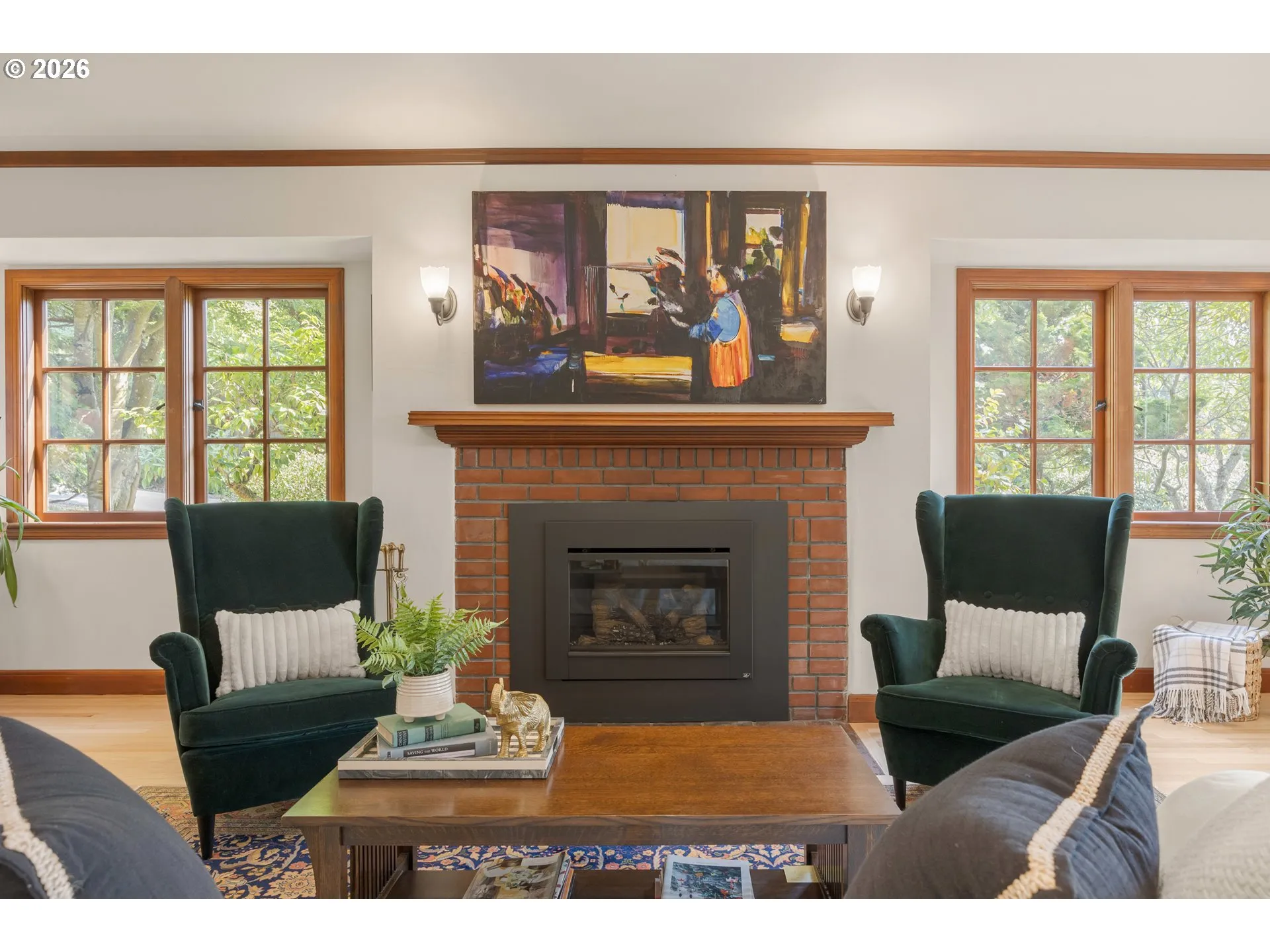 Living Room-Fireplace