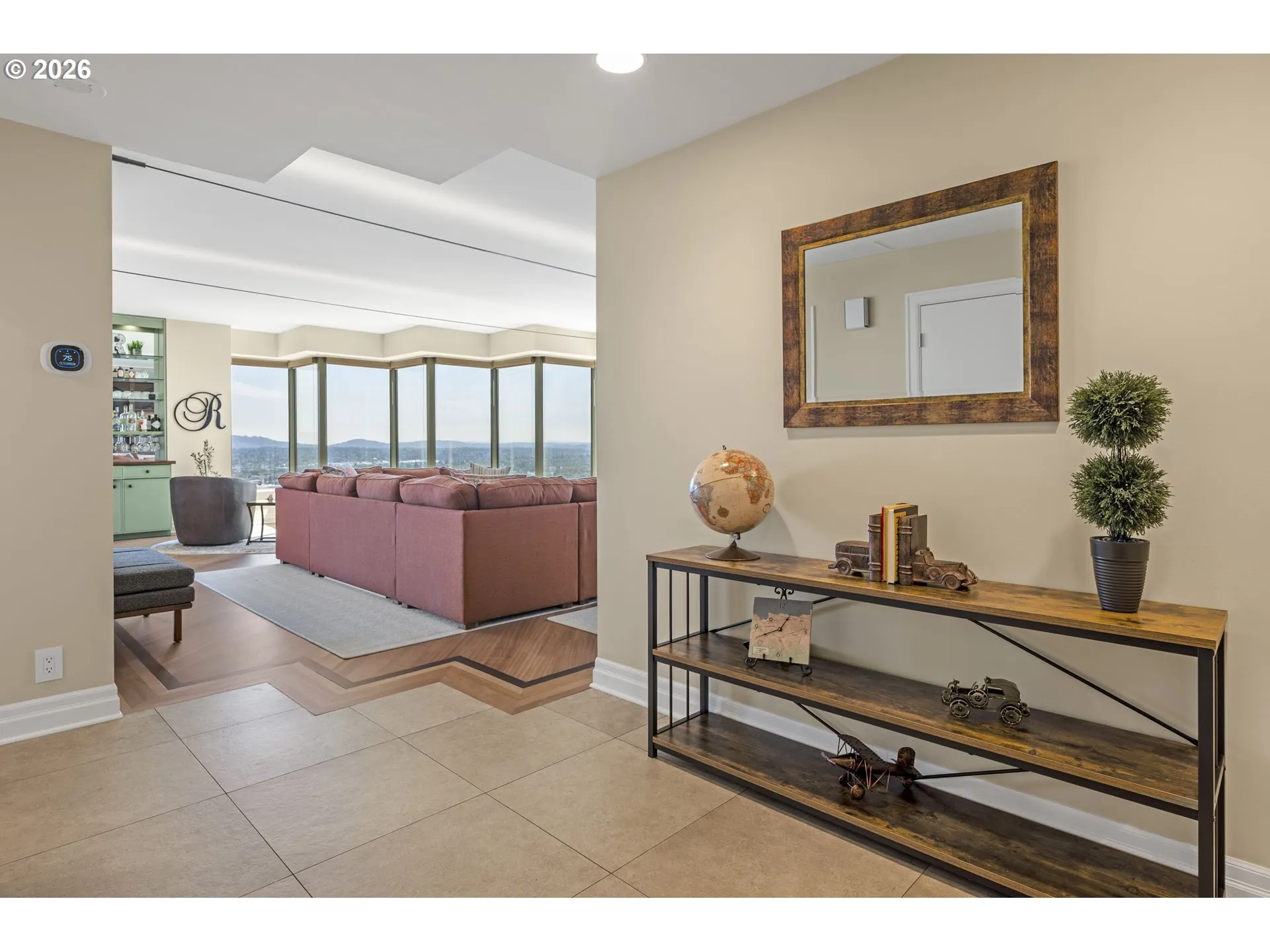 Living Room-View From
