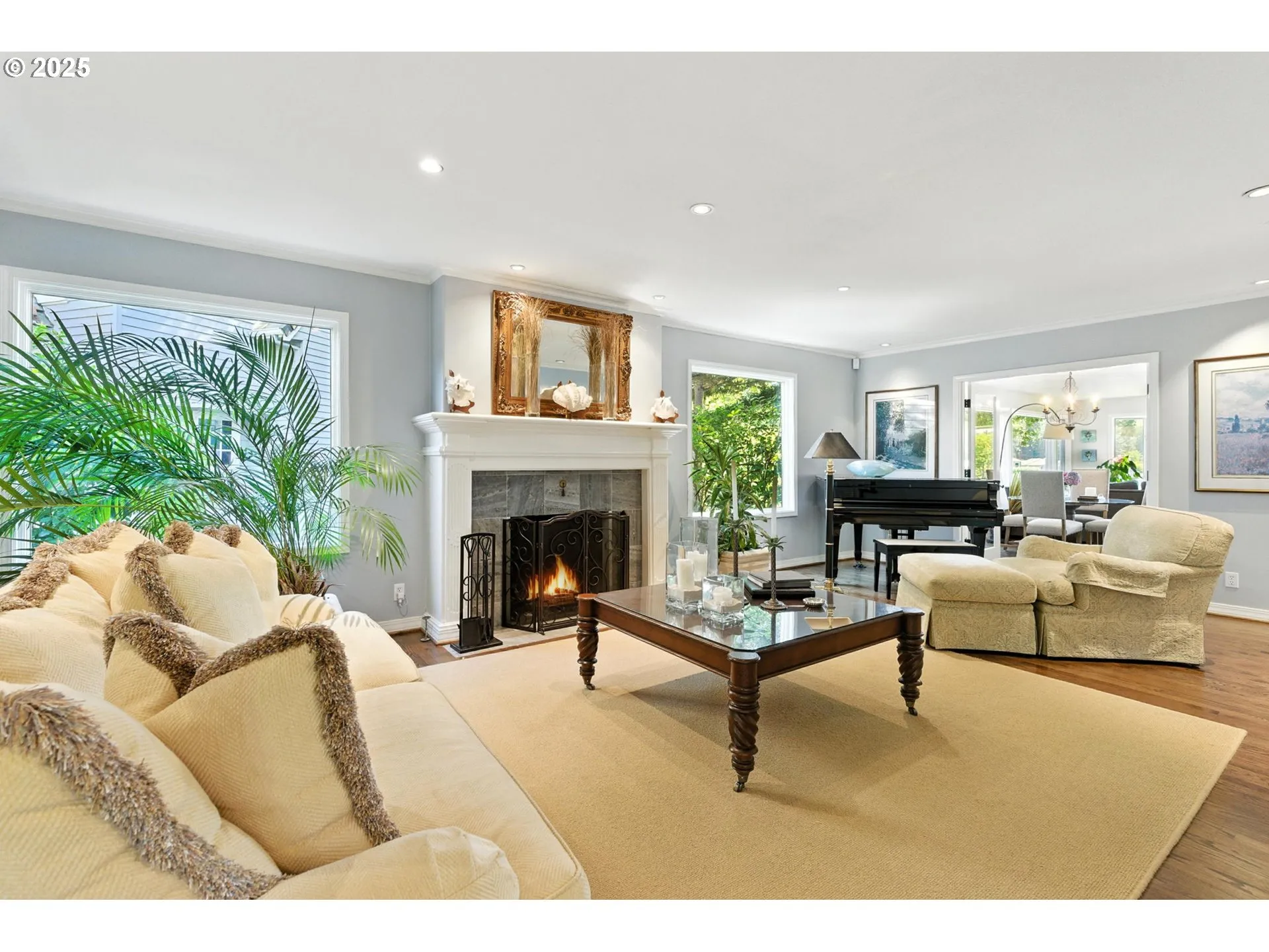 Living Room-Fireplace