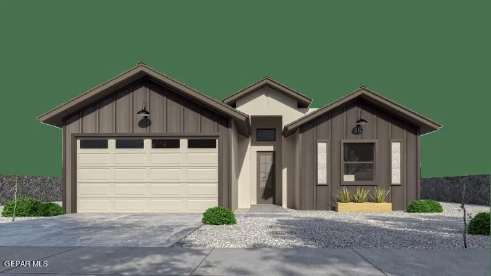 Rendering of house, picture is for illustration purposed and may vary from final product.