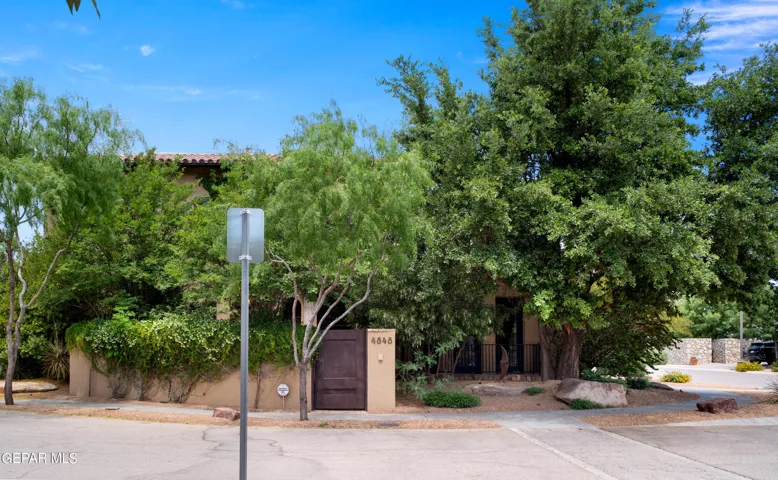 Lush landscaping surrounding this beautiful property