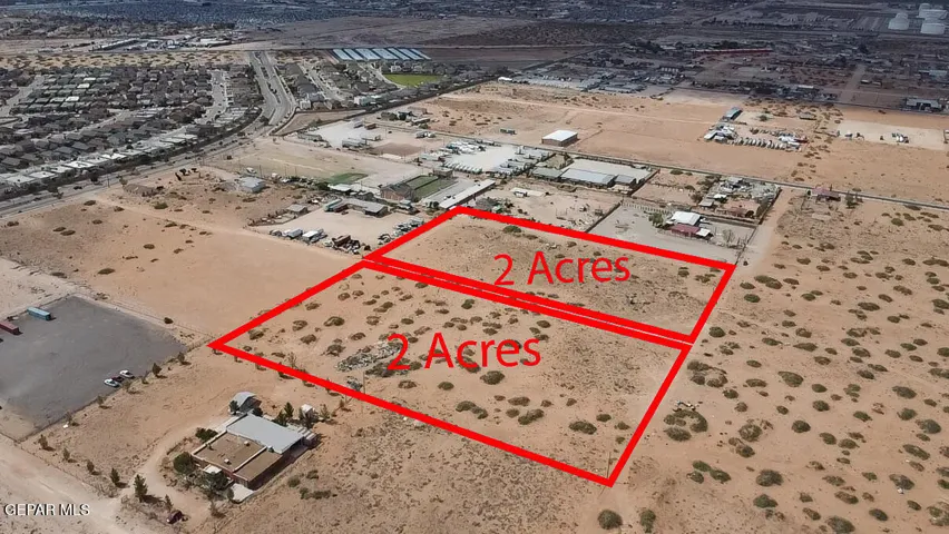 Growing area of East El Paso - Bottom 2 Acre lot is for $240K with