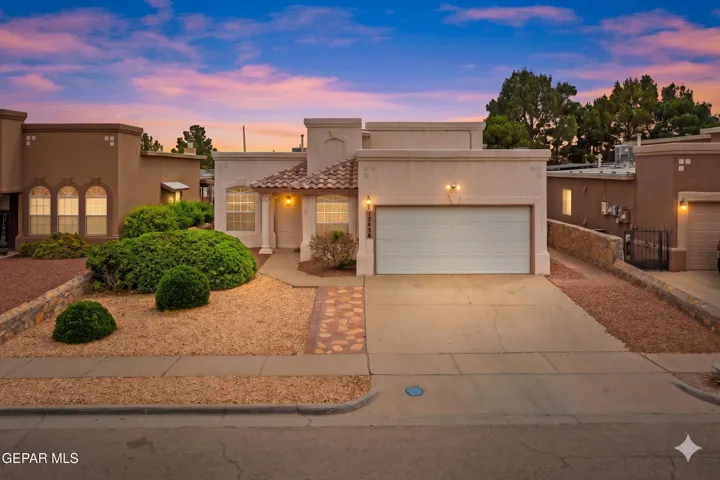 4 bedrooms, 2 bathrooms, inviting curb appeal, clean exterior, well-maintained home, attractive front elevation, welcoming presence.