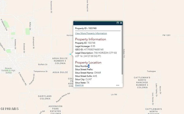 Pn-103748 Omar Avenue, Clint, Texas 79928