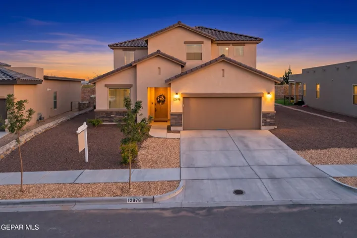 Built in 2025, this 5-bedroom, 3-bathroom home offers flexible living with a 6th bedroom, playroom, or movie room, plus a loft and spacious living areas. You'll love no back neighbors!