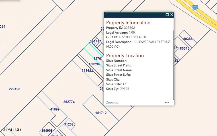 Pn-327602 11 Lower Valley, Tornillo, Texas 79853