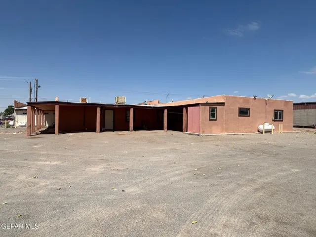 Exterior of apartment complex